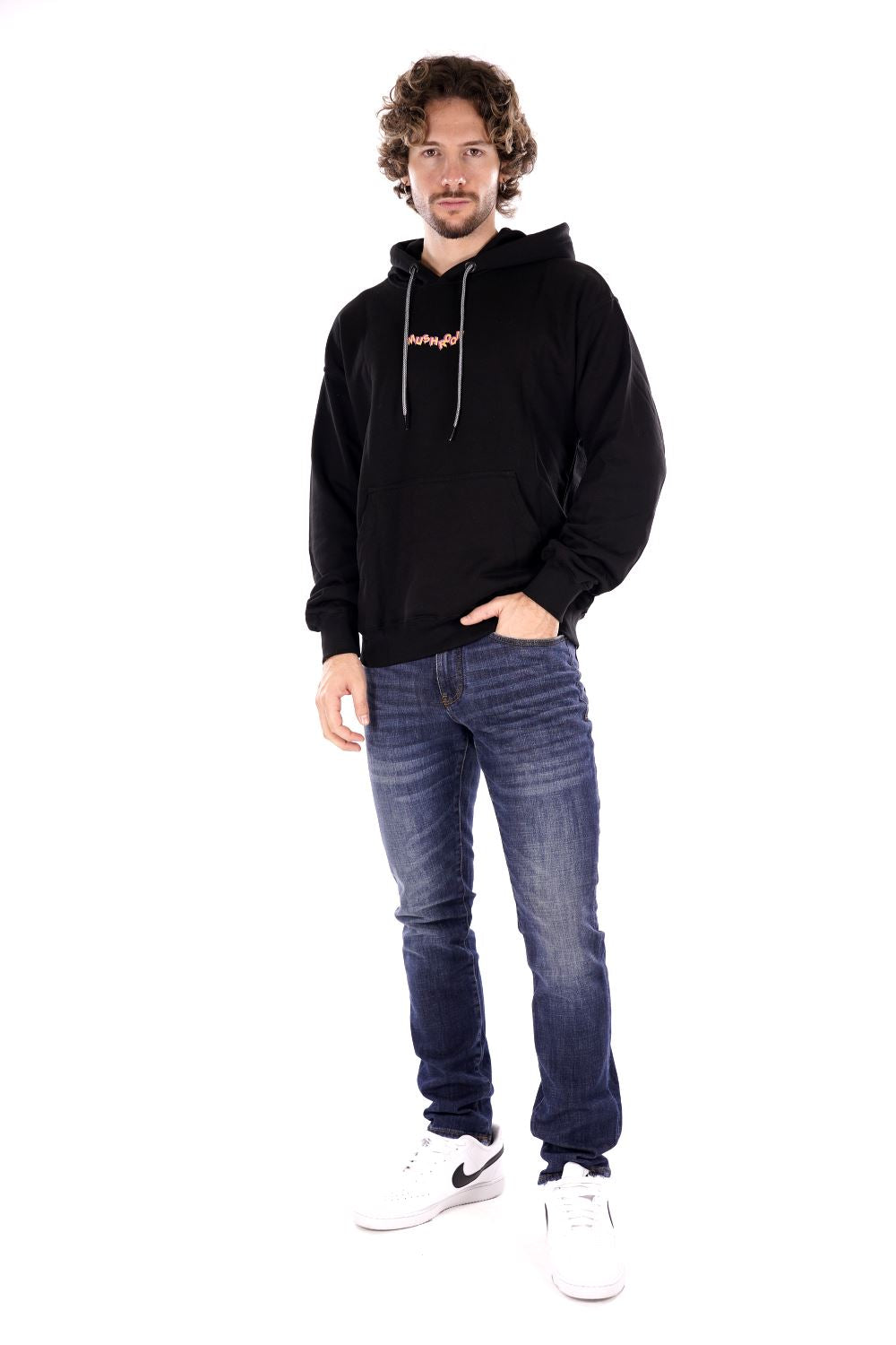Felpa MUSHROOM da Uomo - nero 24FWMU2501801