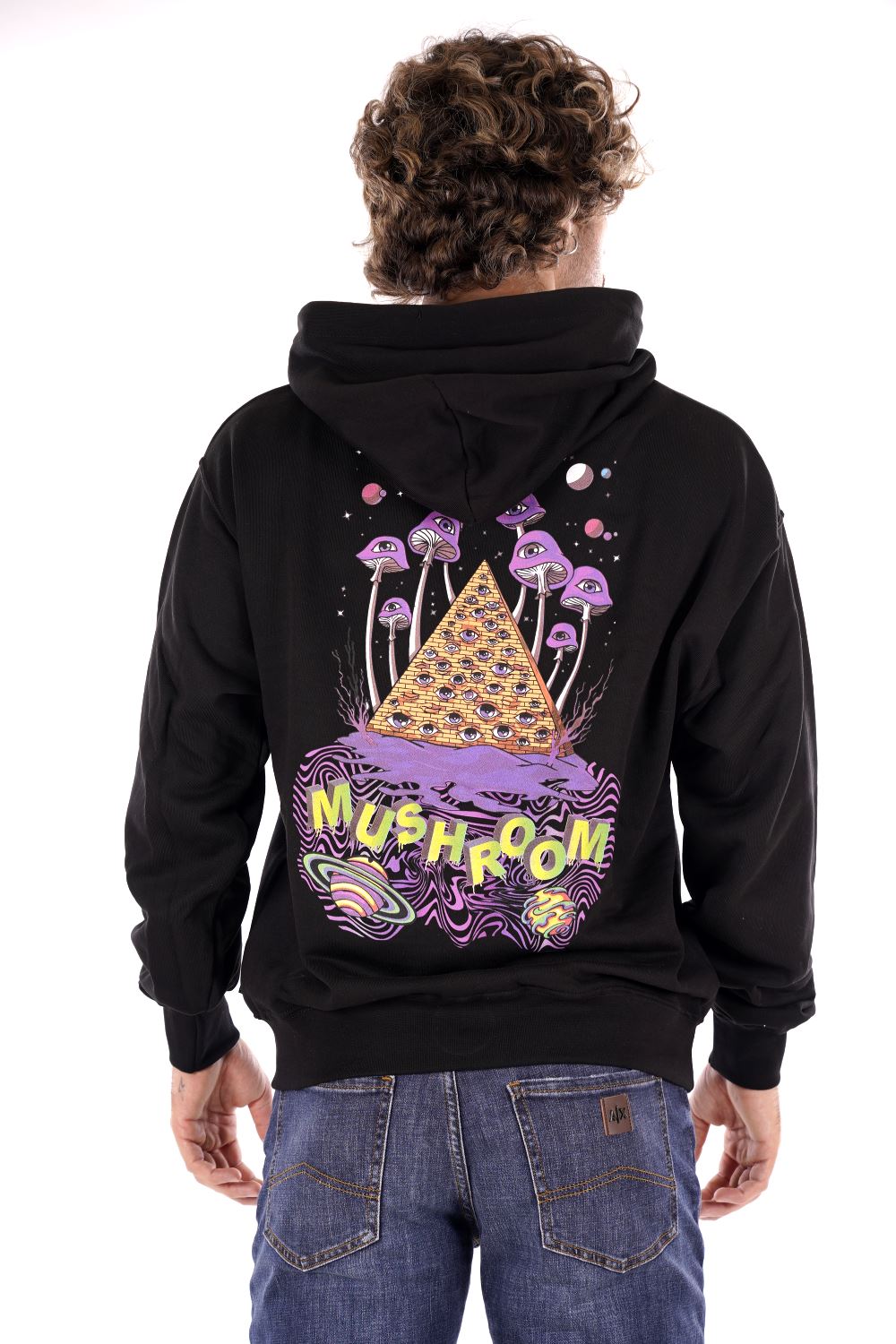 Felpa MUSHROOM da Uomo - nero 24FWMU2501801