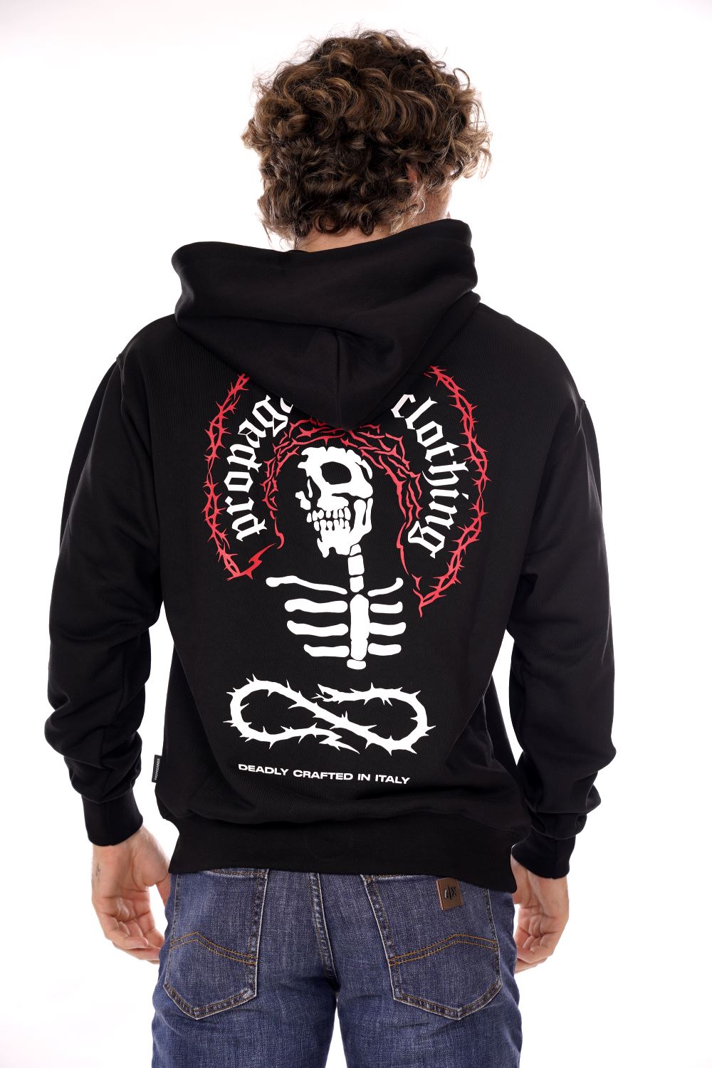 Felpa PROPAGANDA da Uomo - nero 24FWPRFE720BLK
