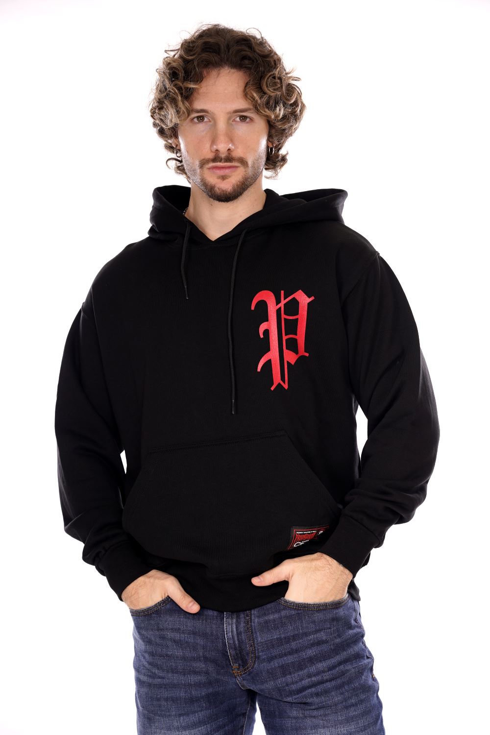 Felpa PROPAGANDA da Uomo - nero 24FWPRFE720BLK