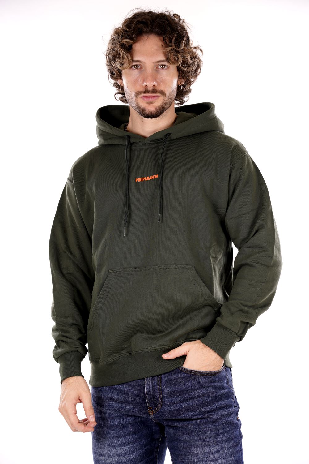 Felpa PROPAGANDA da Uomo - verde 24FWPRFE740PINE