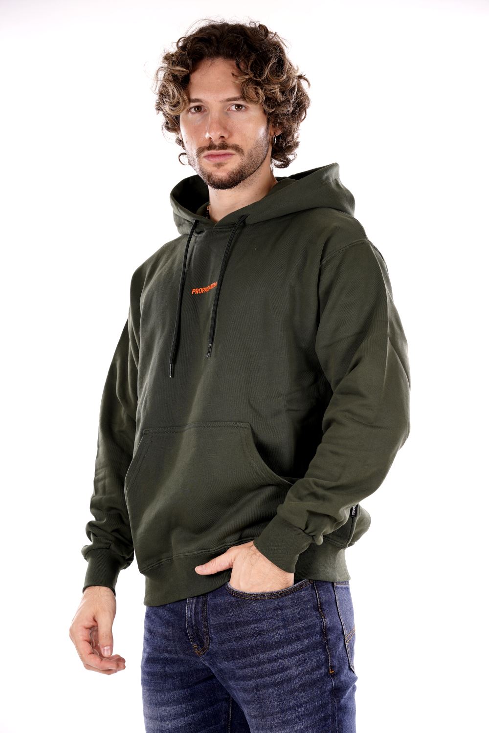 Felpa PROPAGANDA da Uomo - verde 24FWPRFE740PINE