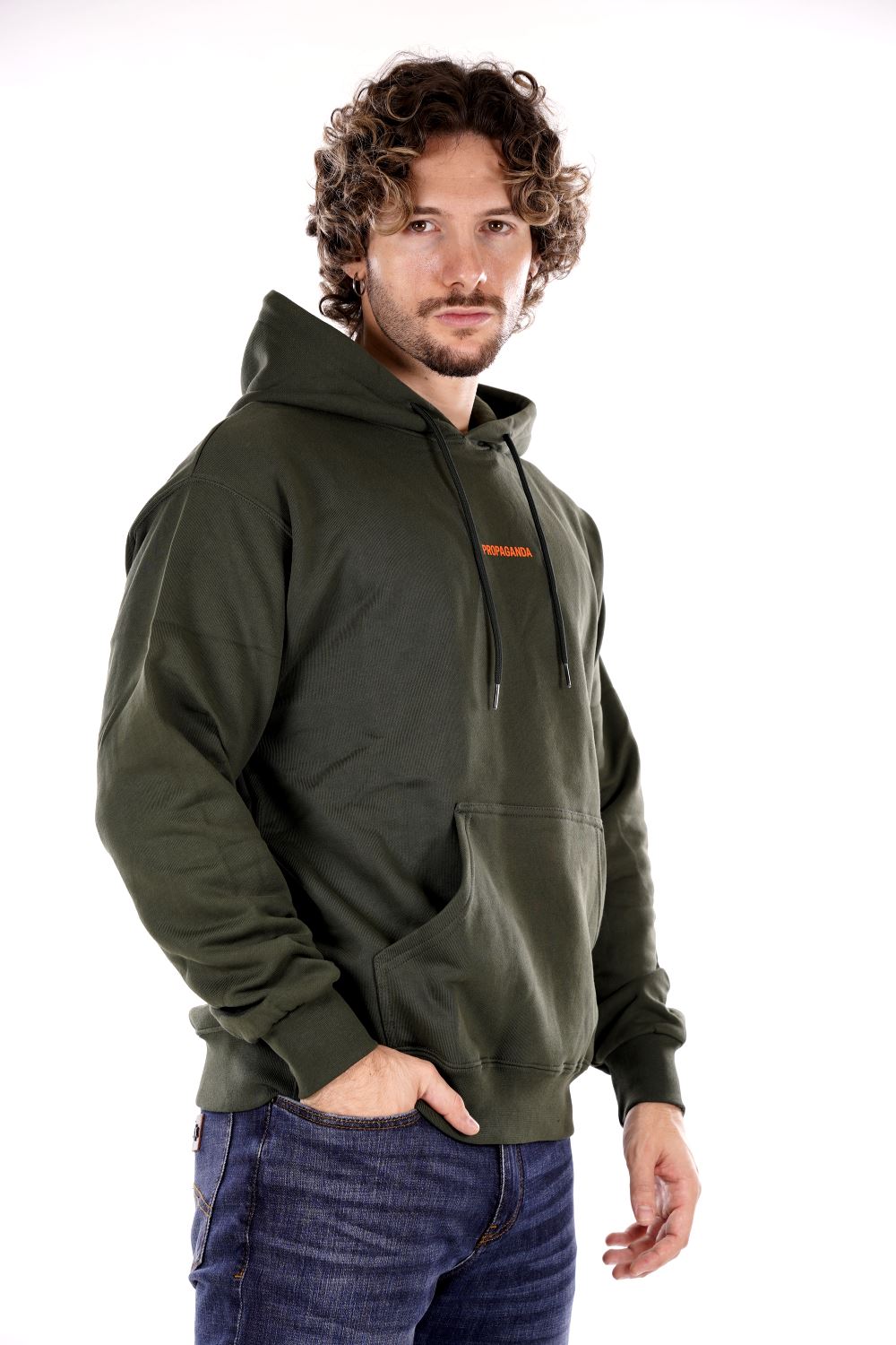 Felpa PROPAGANDA da Uomo - verde 24FWPRFE740PINE