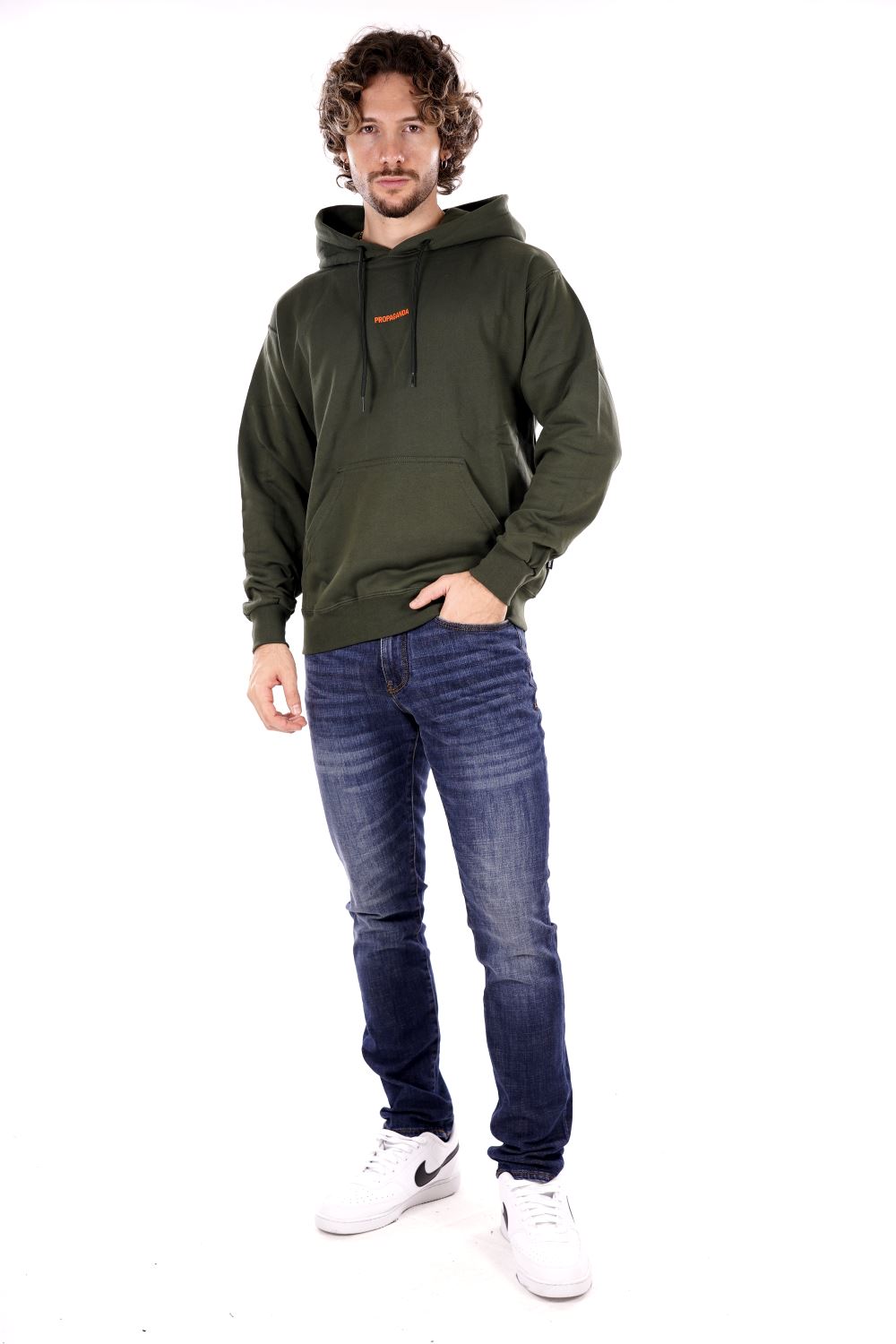 Felpa PROPAGANDA da Uomo - verde 24FWPRFE740PINE