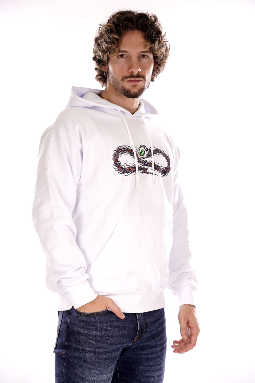 Felpa PROPAGANDA da Uomo - bianco 24FWPRFE767WHT