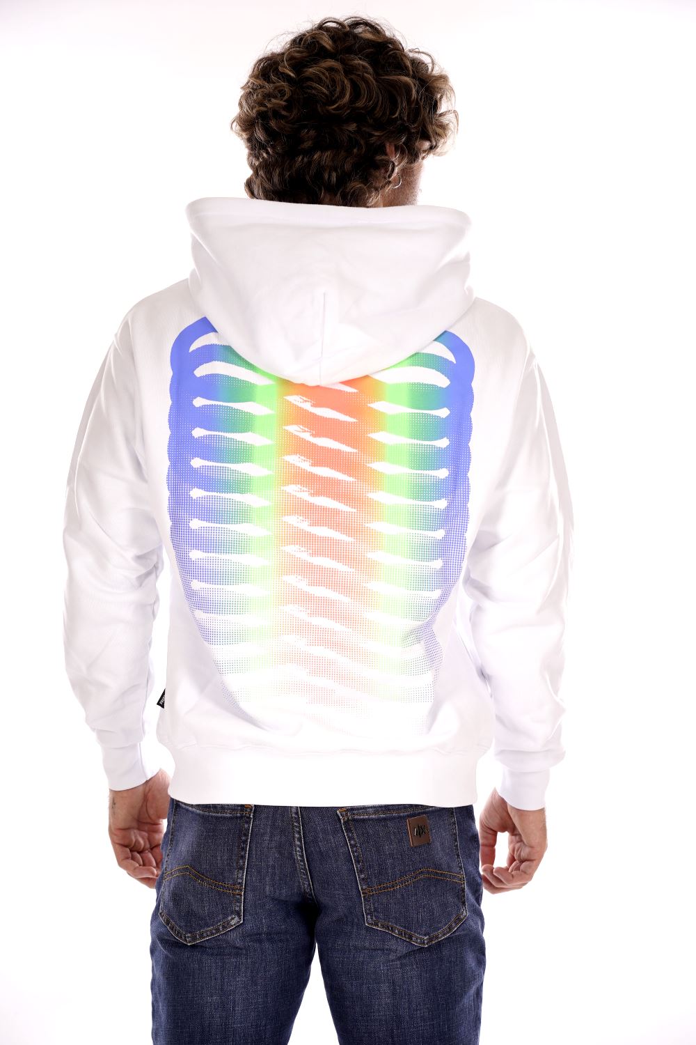 Felpa PROPAGANDA da Uomo - bianco 24FWPRFE786WHTBLU