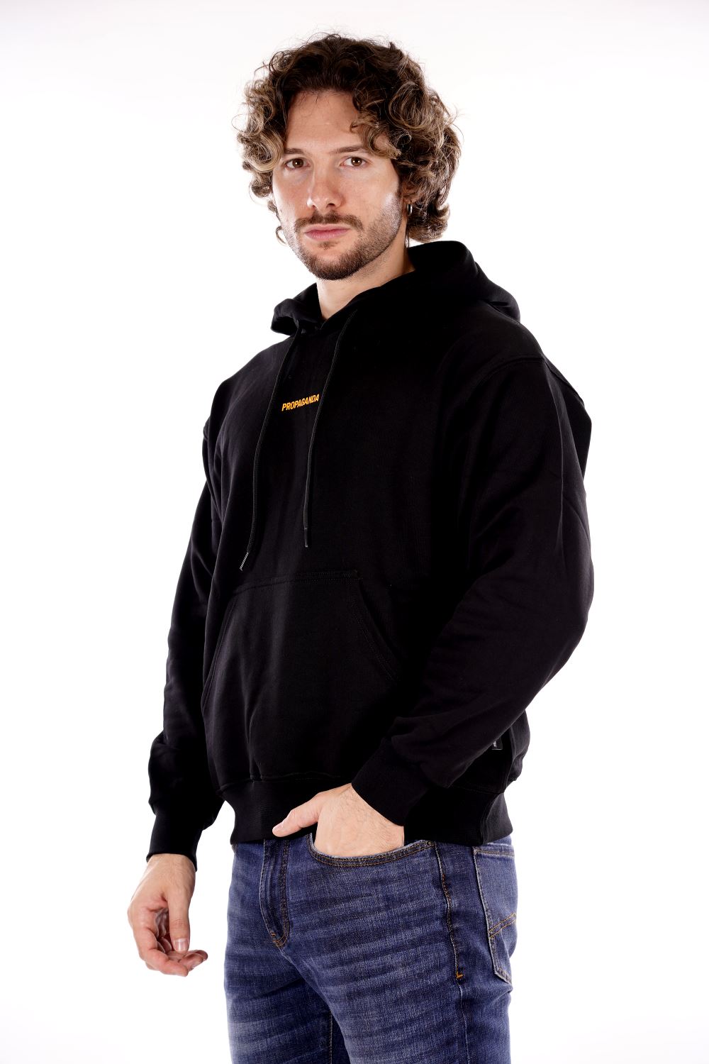 Felpa PROPAGANDA da Uomo - nero 24FWPRFE799NERO