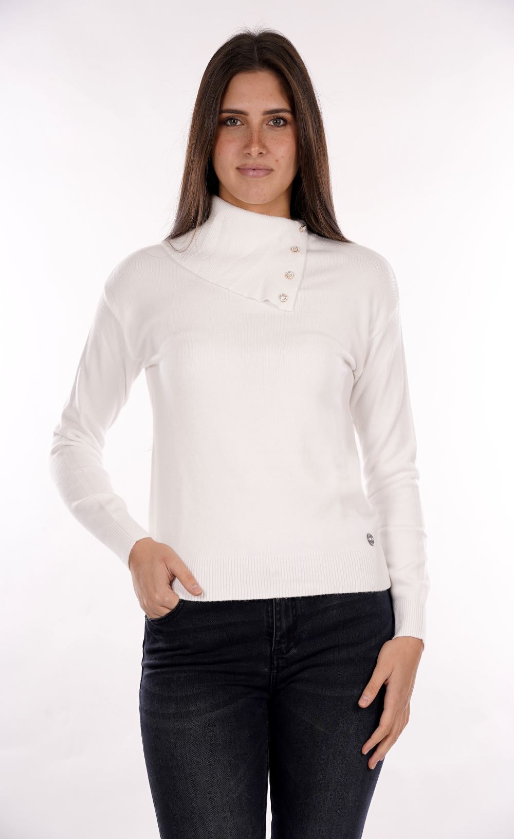 Maglione TAKE TWO da Donna - bianco DTA8230PANNA