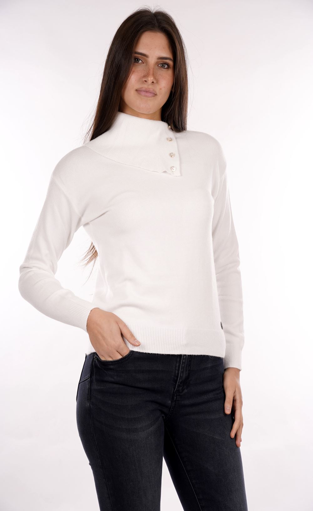 Maglione TAKE TWO da Donna - bianco DTA8230PANNA