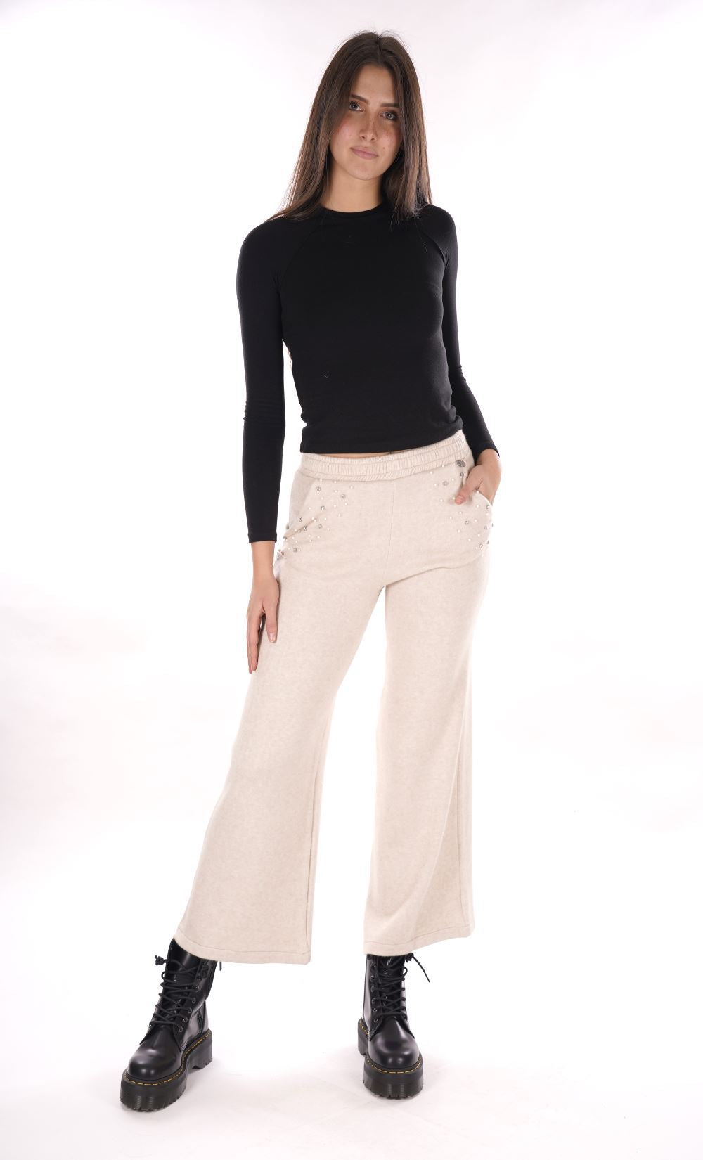 Pantalone TAKE TWO da Donna - beige DTA8973BEIGE