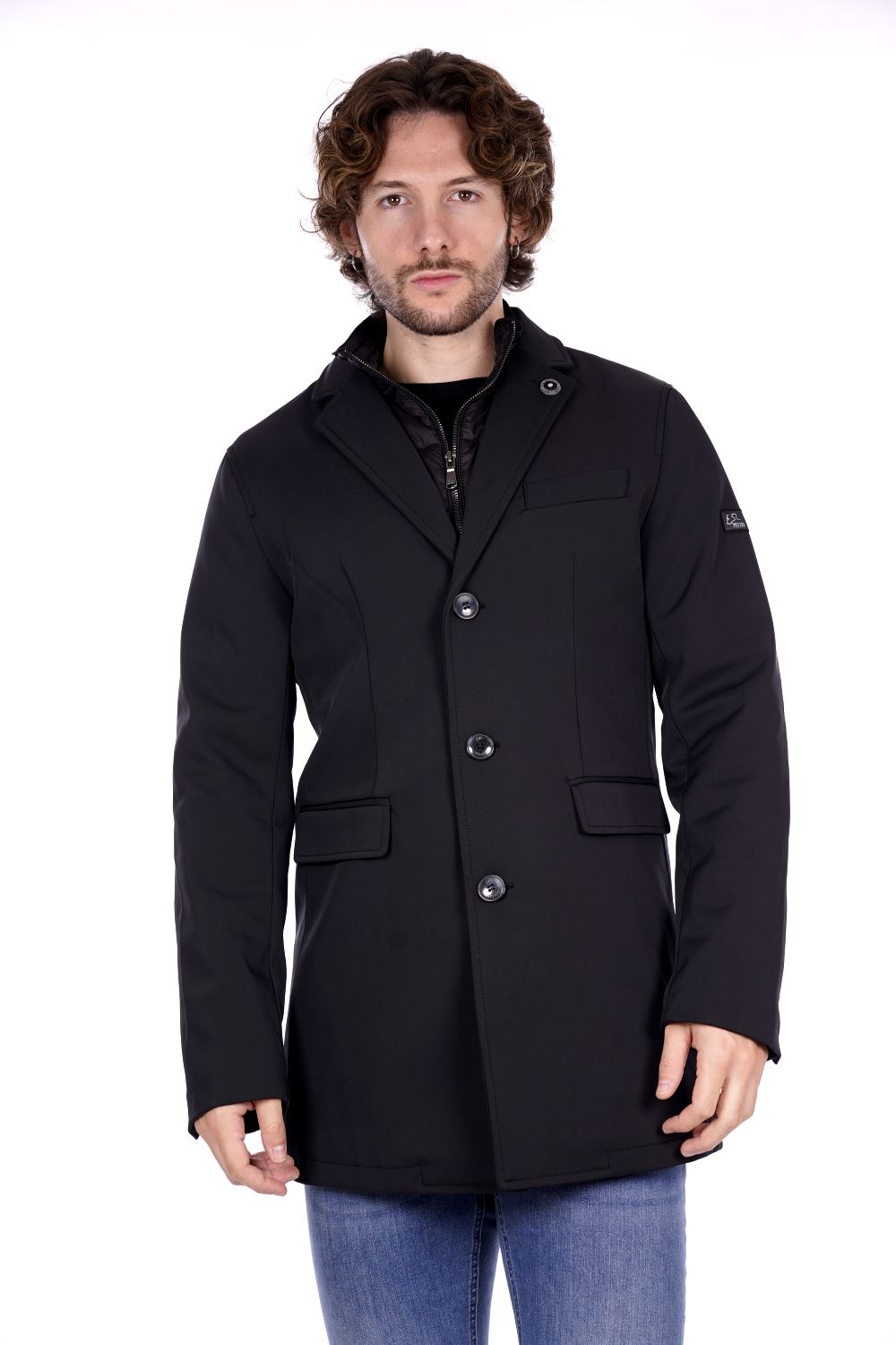 Cappotto YES-ZEE da Uomo - nero O815KB00801