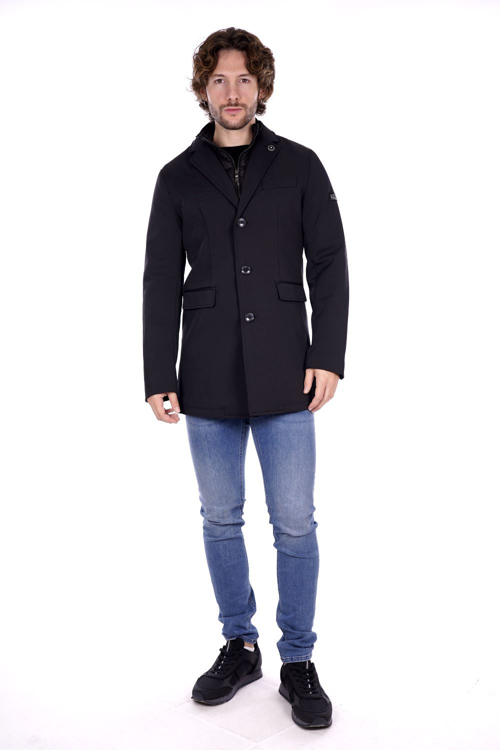 Cappotto YES-ZEE da Uomo - nero O815KB00801