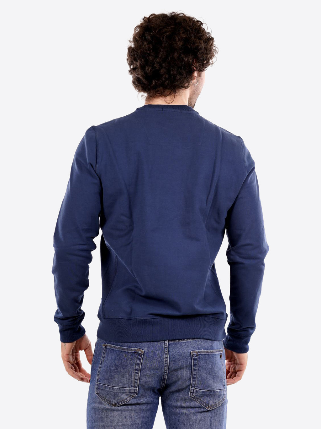 Felpa AERONAUTICA MILITARE da Uomo - blu FE205621315 BLUAVIO
