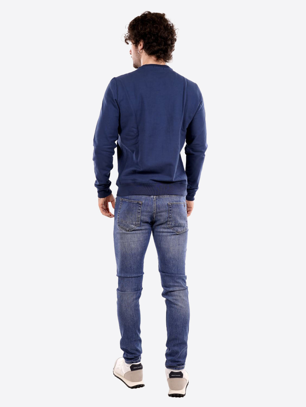 Felpa AERONAUTICA MILITARE da Uomo - blu FE205621315 BLUAVIO