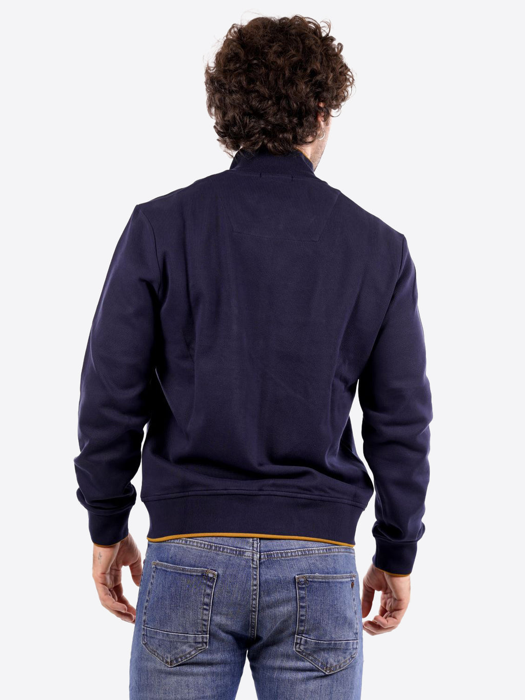 Felpa Full Zip AERONAUTICA MILITARE da Uomo - blu FE206694687 BLUVERDE