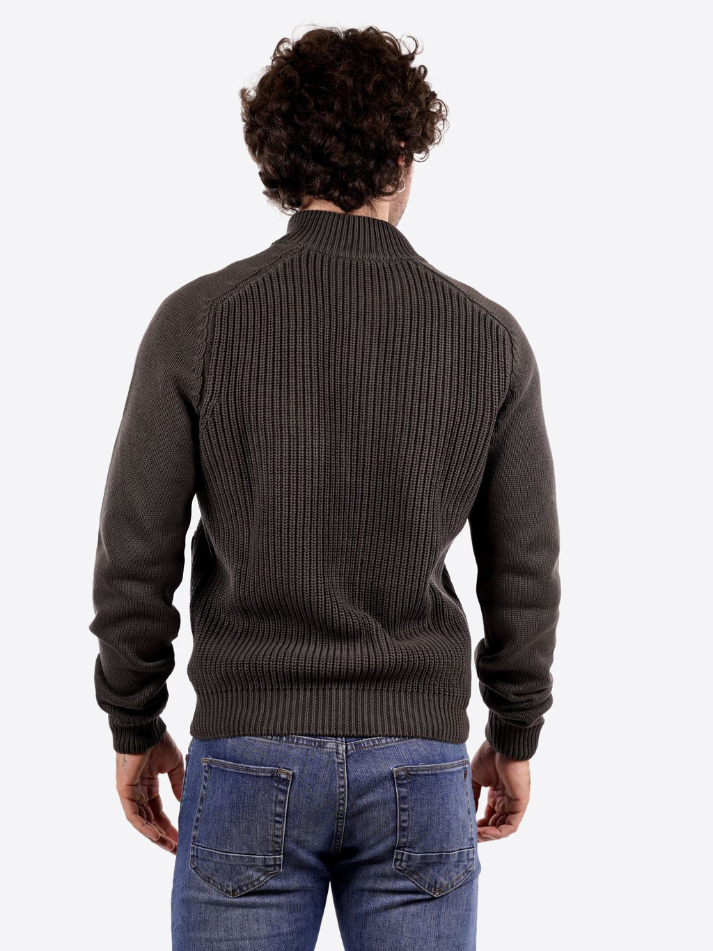 Maglione AERONAUTICA MILITARE da Uomo - marrone MA156534400 FANGO
