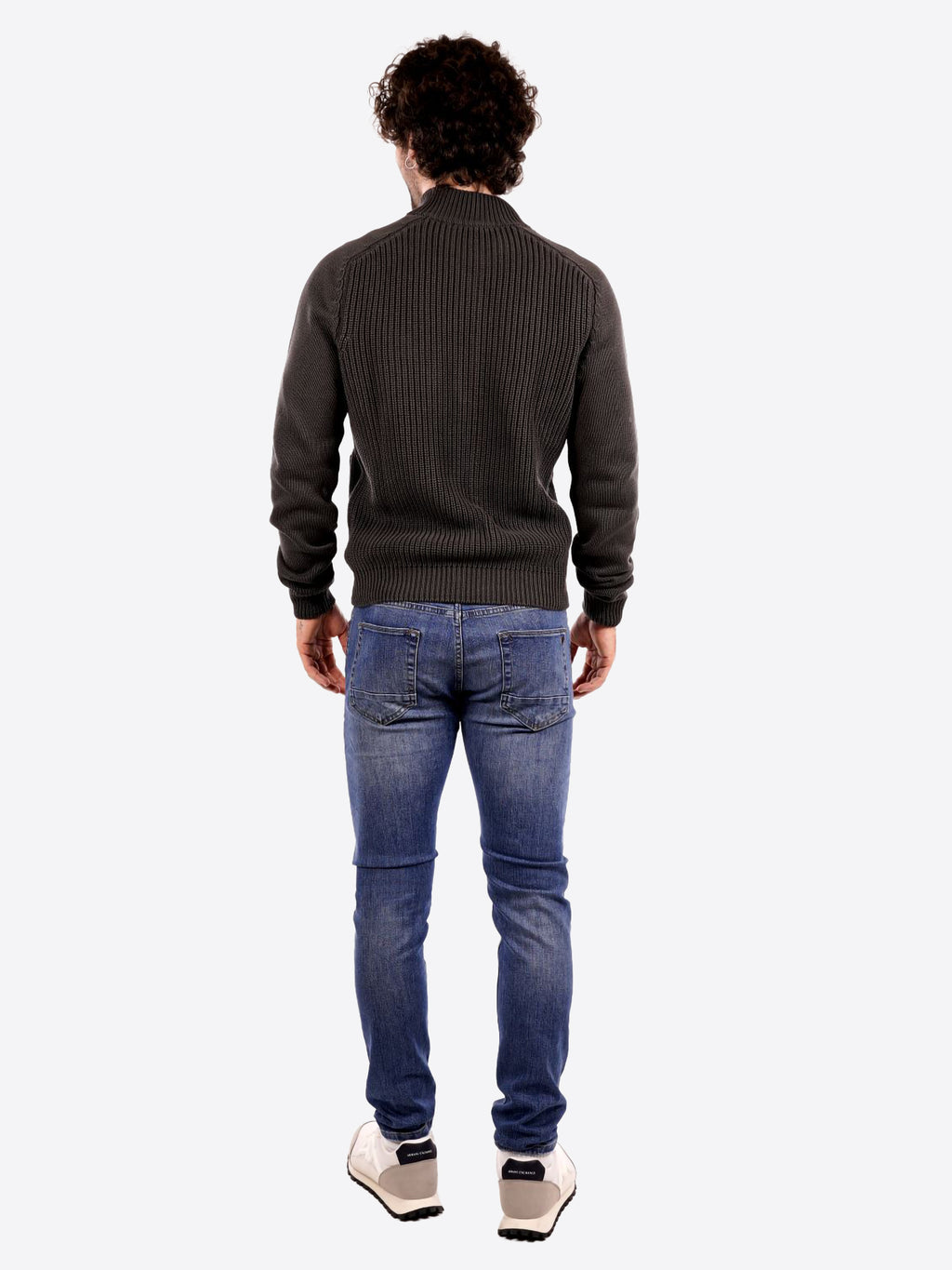 Maglione AERONAUTICA MILITARE da Uomo - marrone MA156534400 FANGO