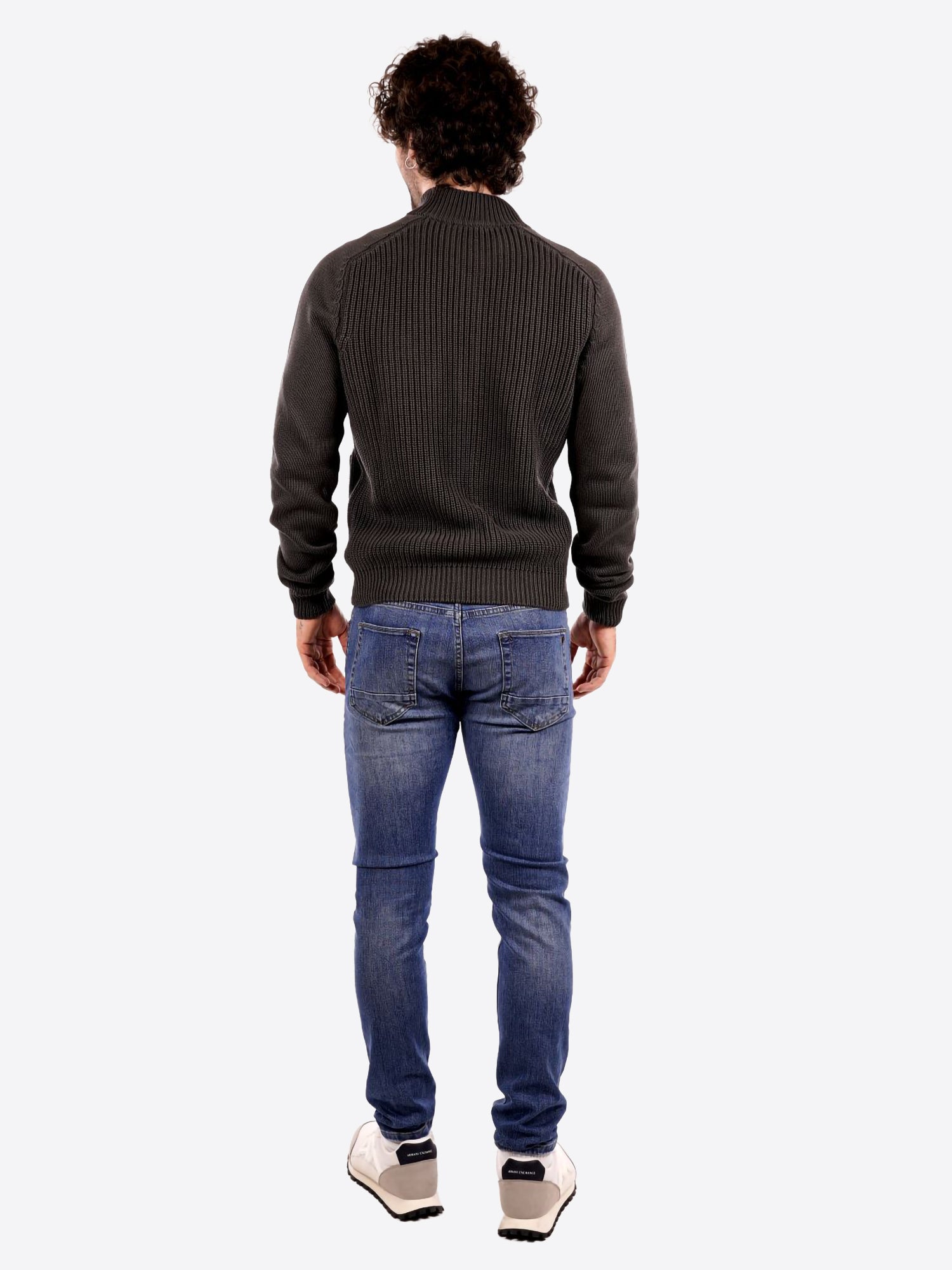 Maglione AERONAUTICA MILITARE da Uomo - marrone MA156534400 FANGO