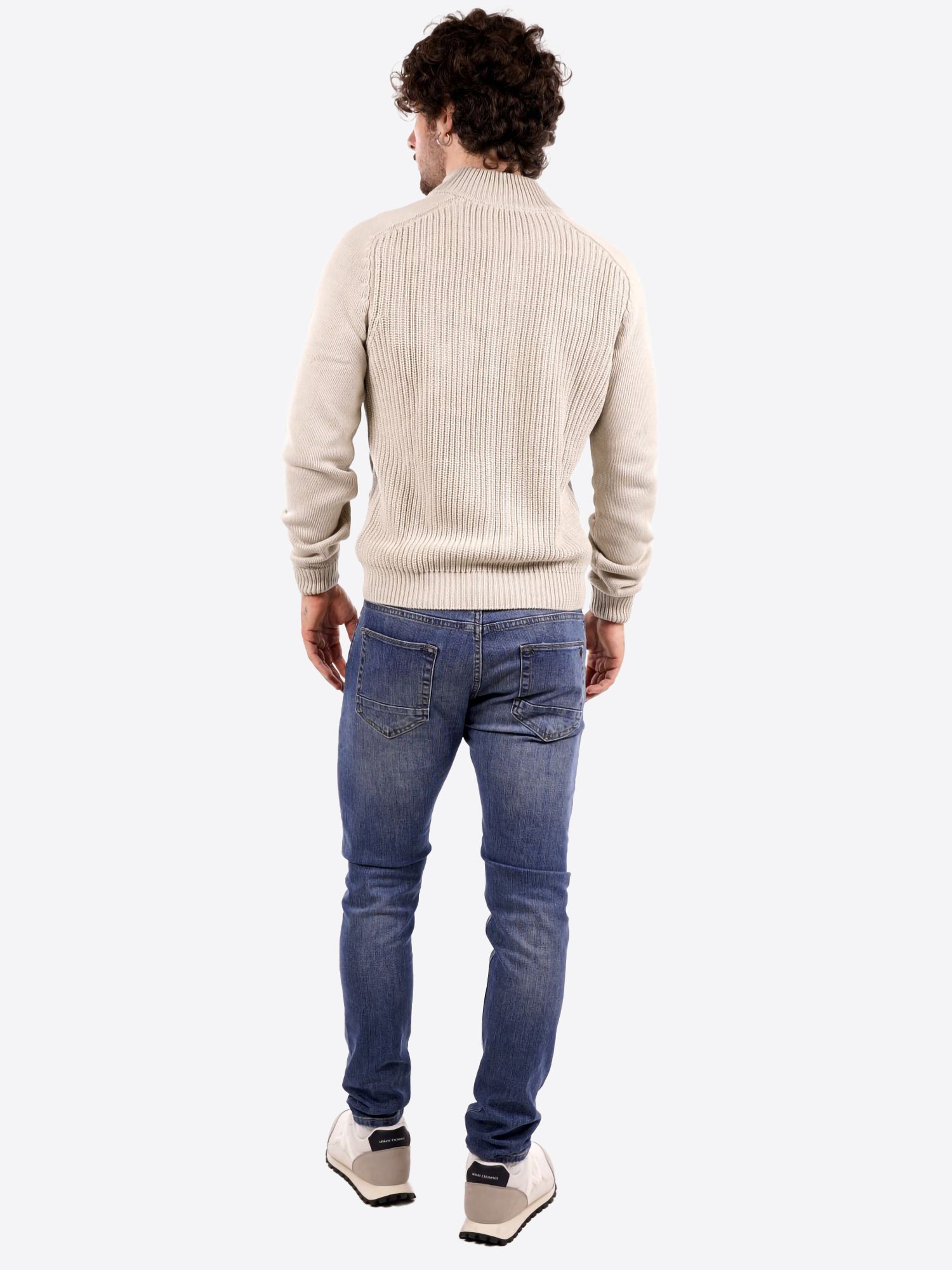 Maglione AERONAUTICA MILITARE da Uomo - bianco MA156573104 BIANCO