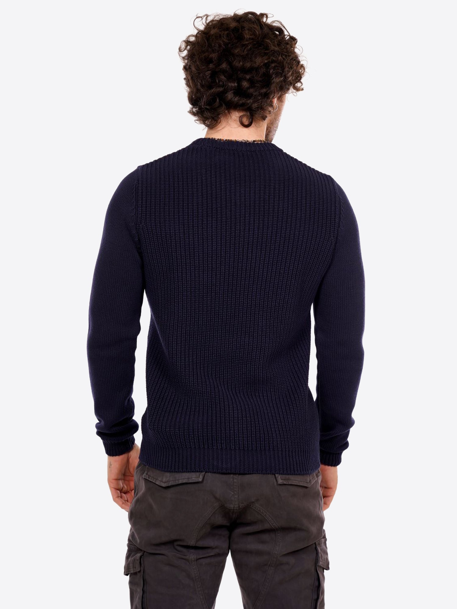 Maglione girocollo AERONAUTICA MILITARE da Uomo - blu MA157140908380 BLU