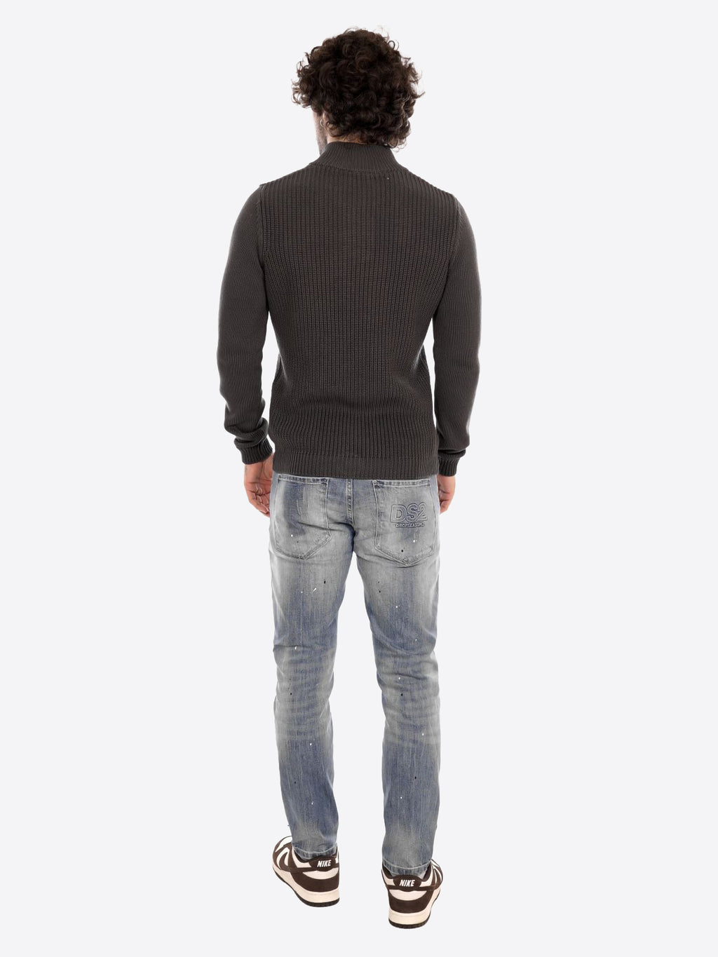 Maglione AERONAUTICA MILITARE da Uomo - marrone MA157234300 FANGO