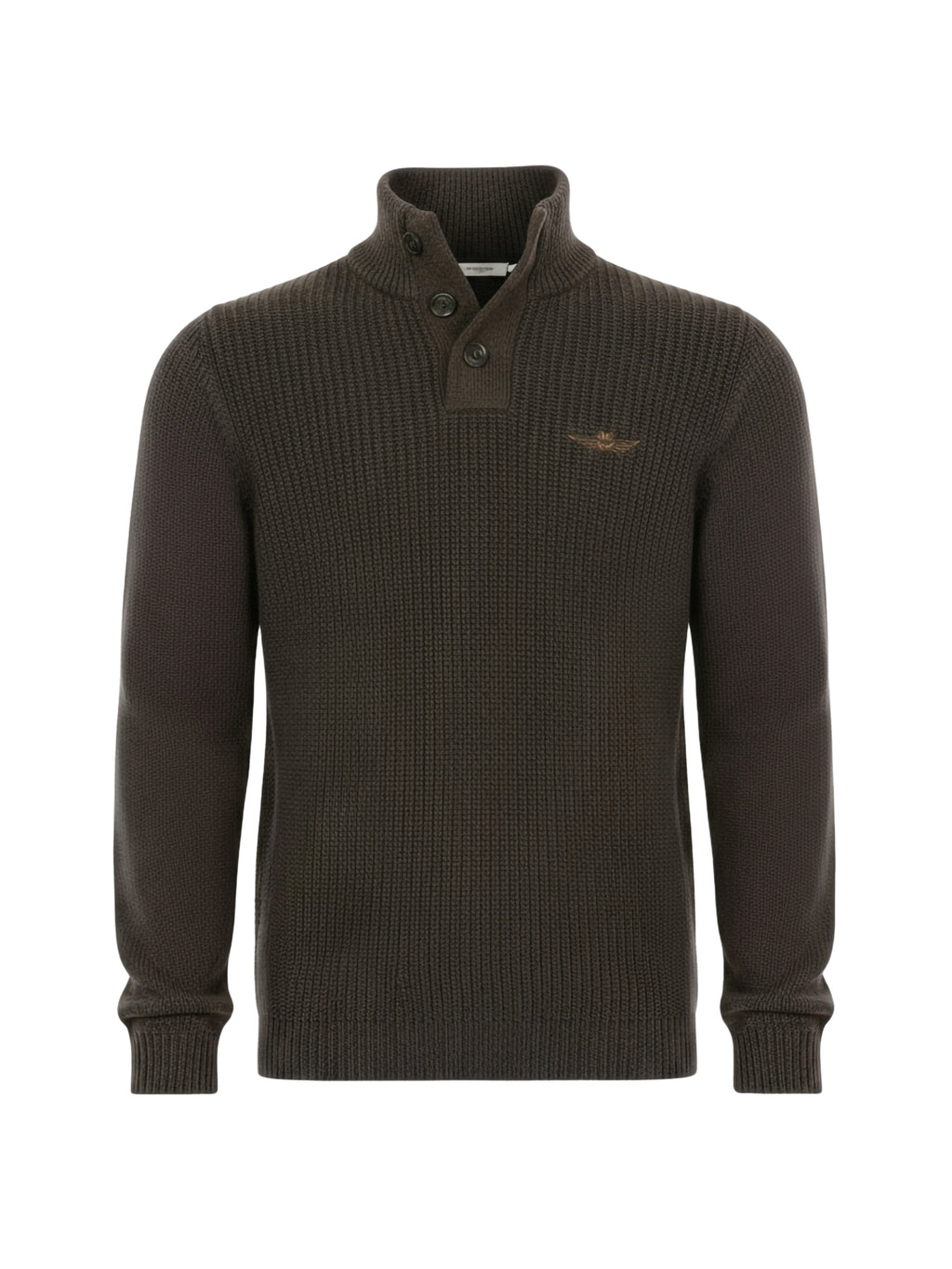 Maglione AERONAUTICA MILITARE da Uomo - marrone MA157234300 FANGO