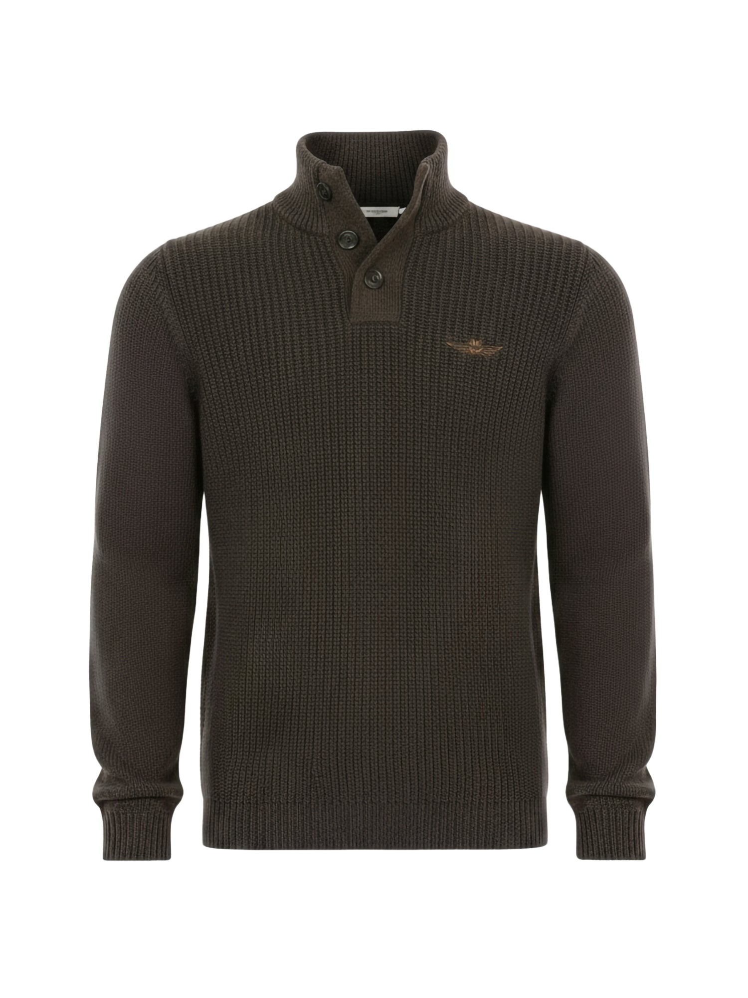 Maglione AERONAUTICA MILITARE da Uomo - marrone MA157234300 FANGO