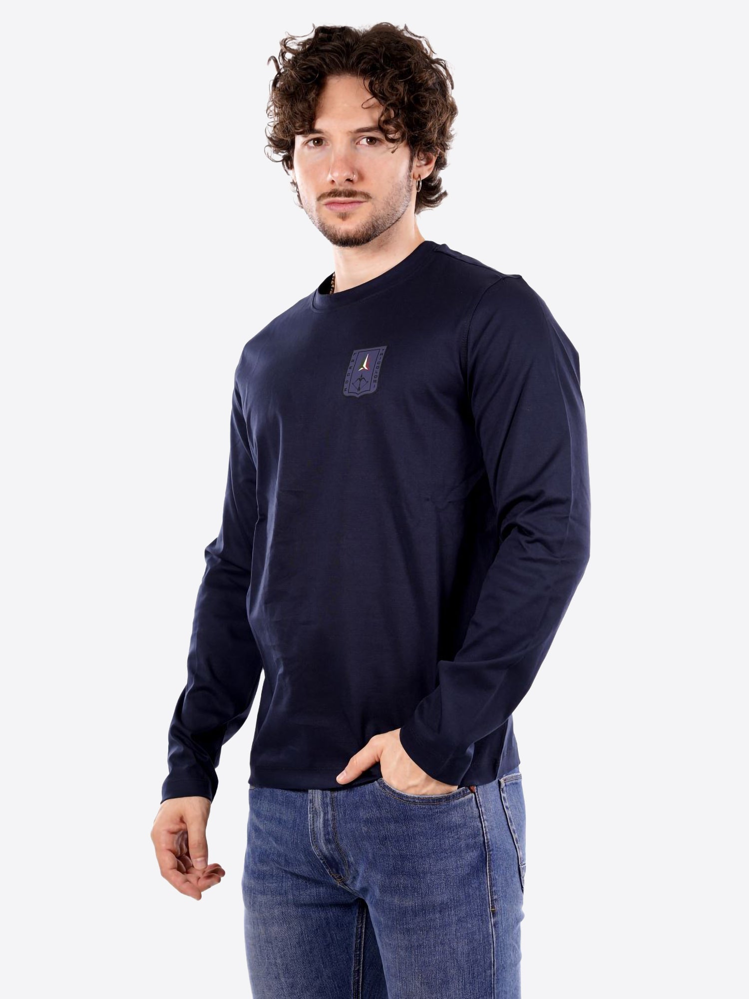 Long-shirt AERONAUTICA MILITARE da Uomo - blu TS245008184 BLU