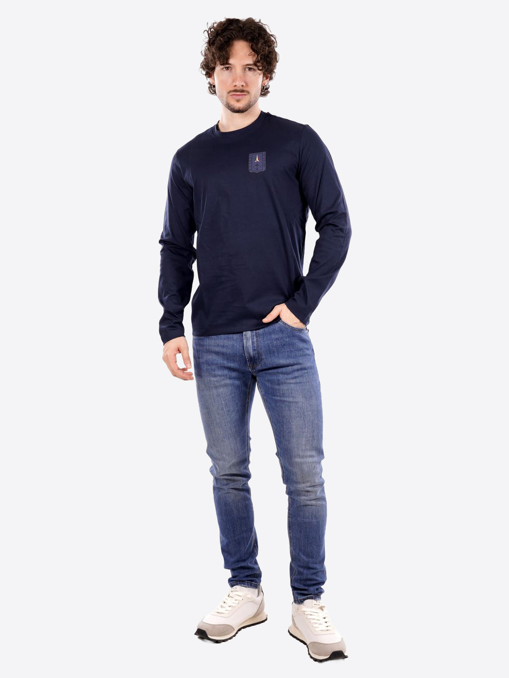 Long-shirt AERONAUTICA MILITARE da Uomo - blu TS245008184 BLU