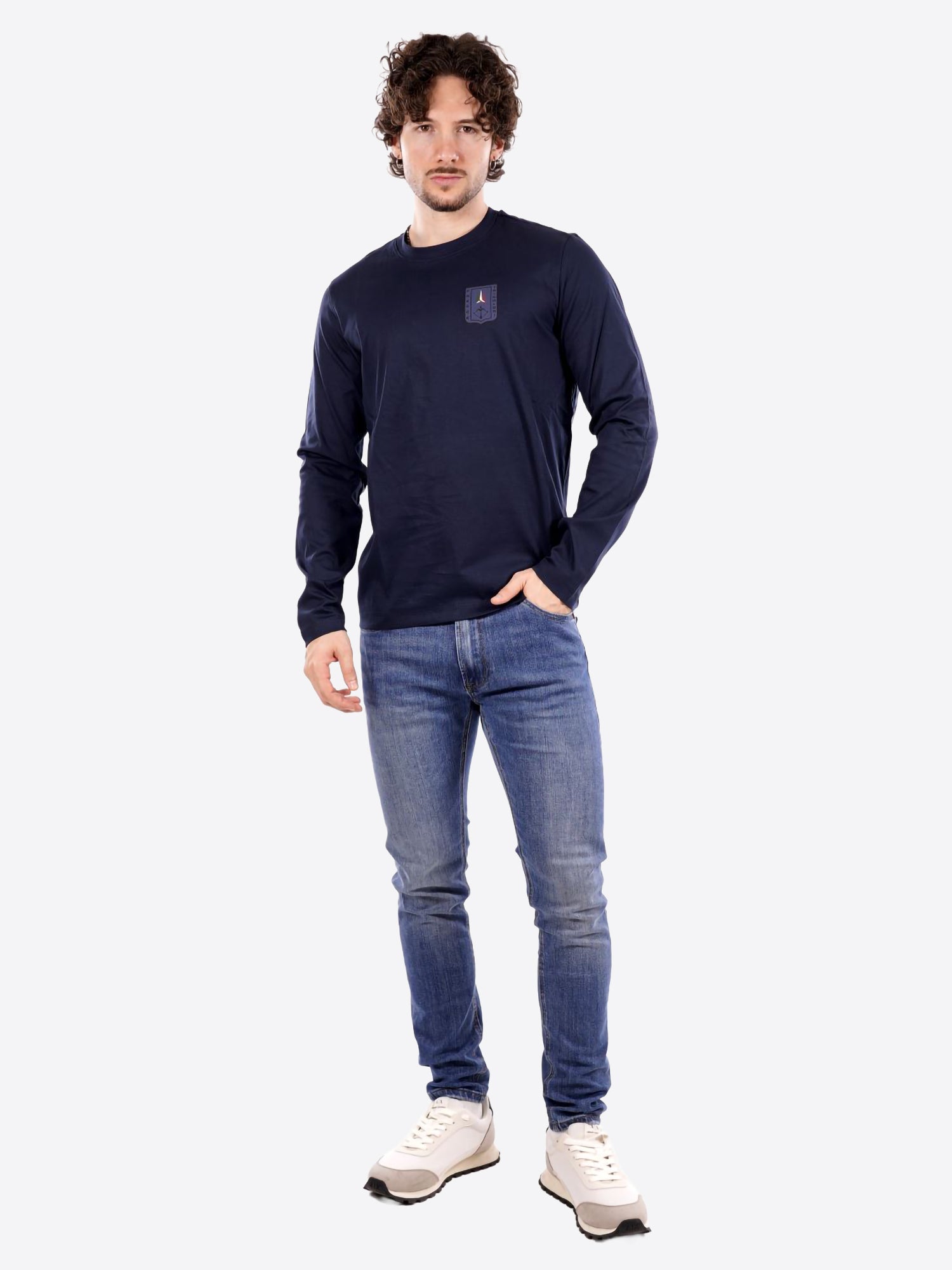 Long-shirt AERONAUTICA MILITARE da Uomo - blu TS245008184 BLU