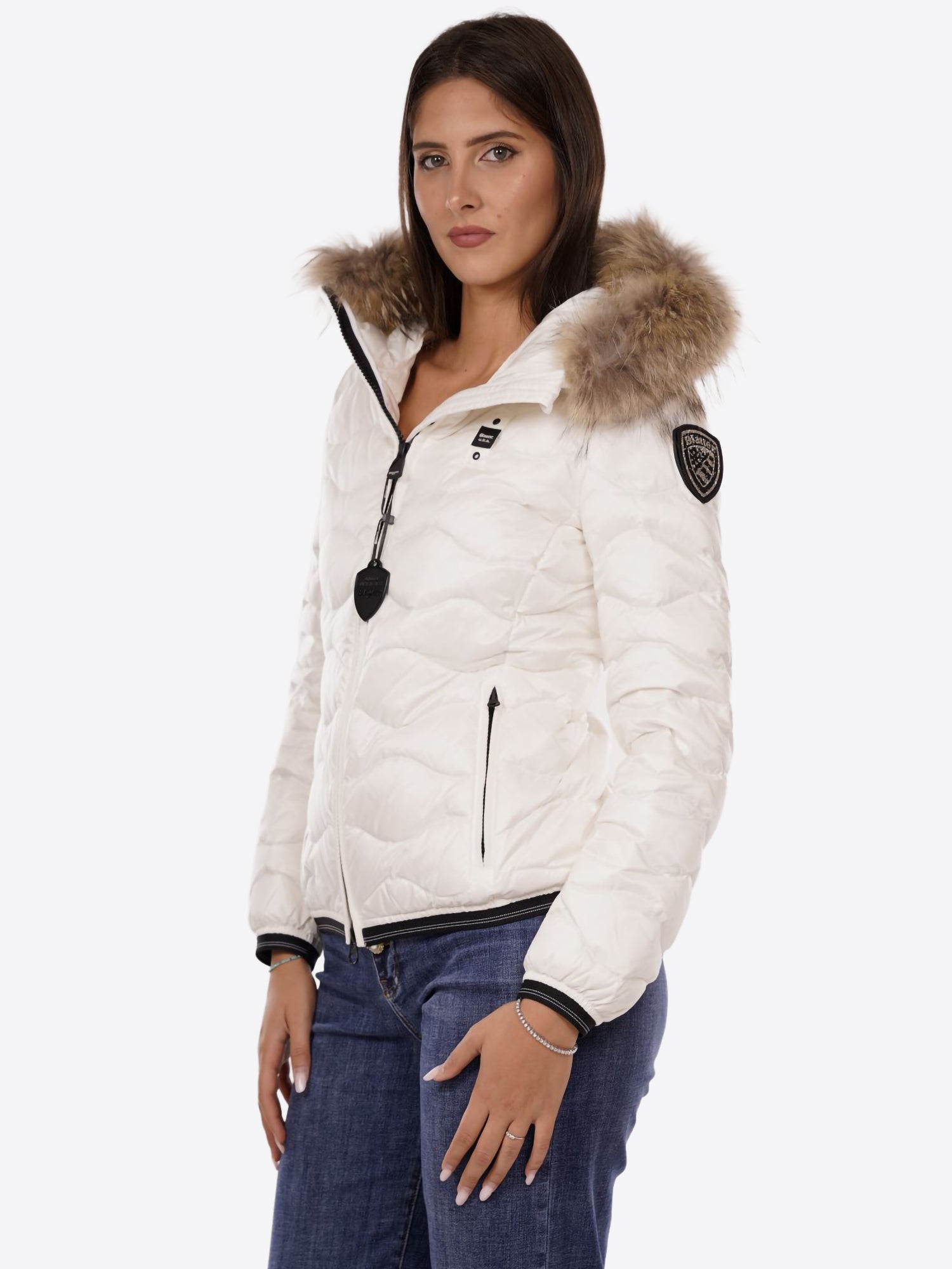 Piumino BLAUER da Donna - bianco BLDC3096100 BIANCO