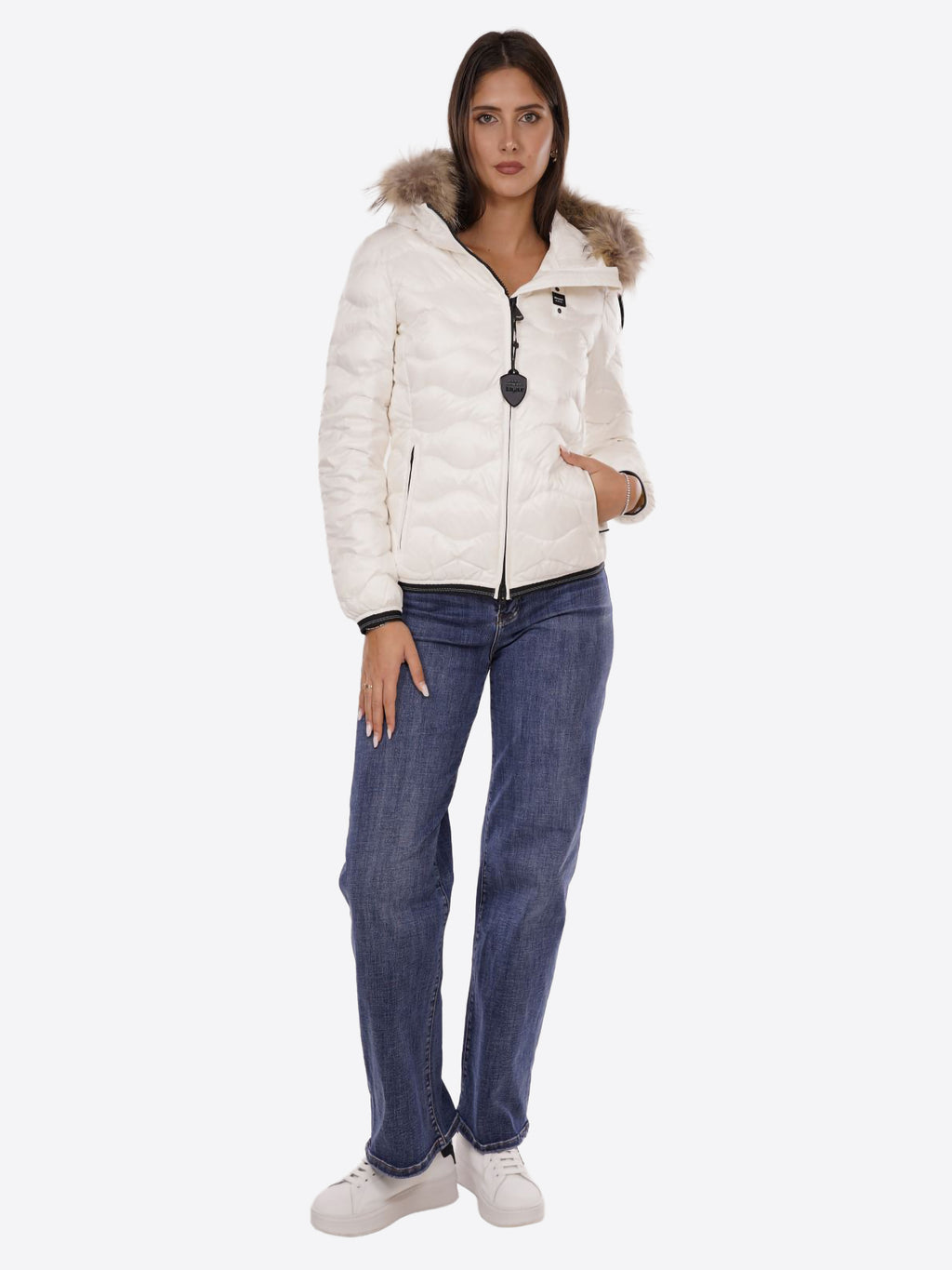 Piumino BLAUER da Donna - bianco BLDC3096100 BIANCO