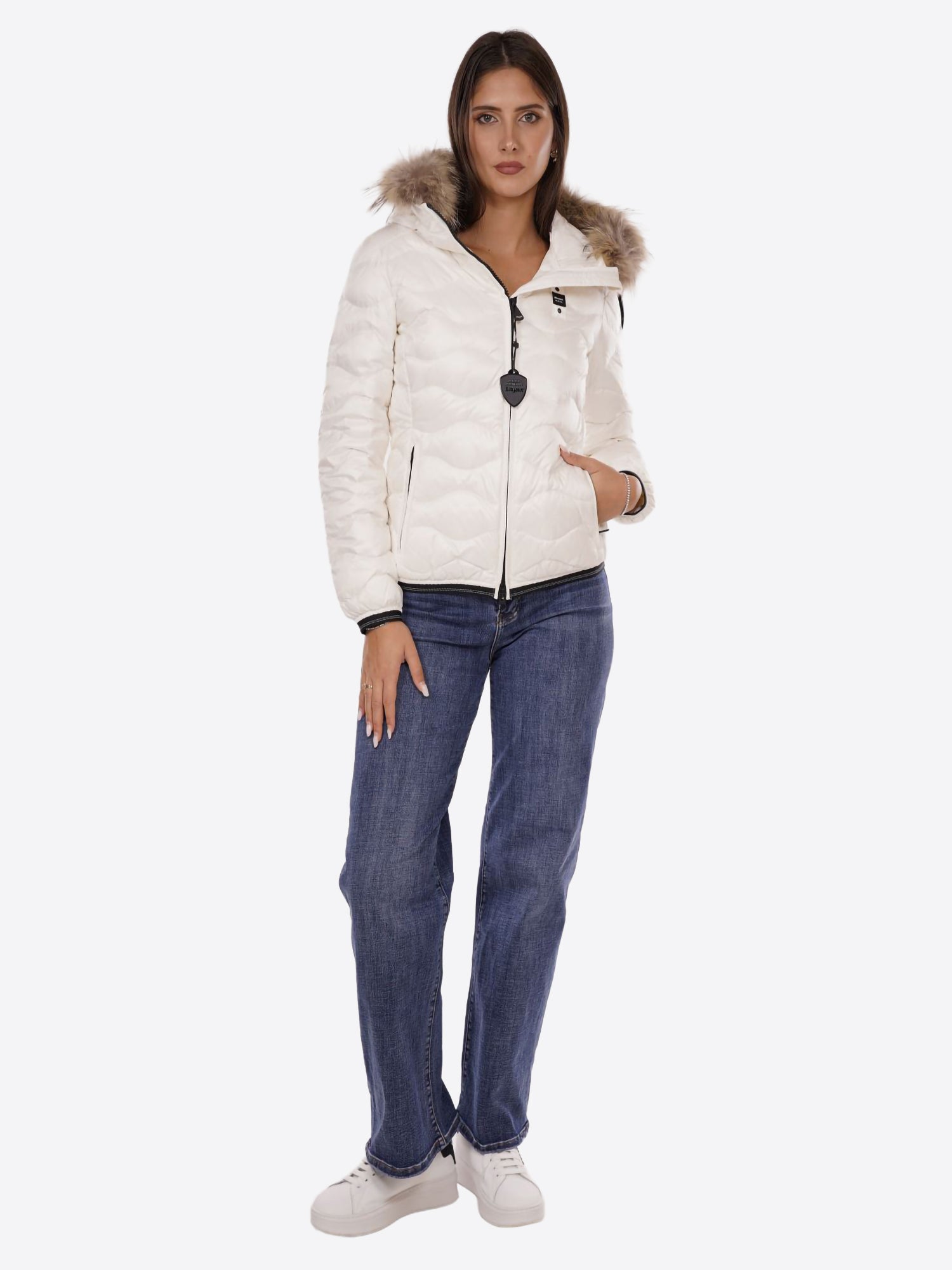 Piumino BLAUER da Donna - bianco BLDC3096100 BIANCO