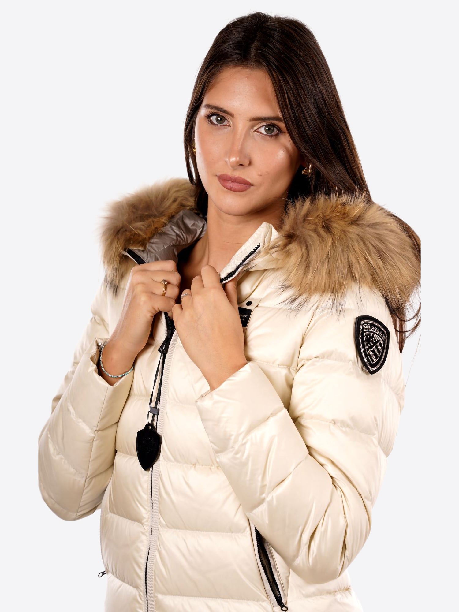 Piumino BLAUER da Donna - bianco BLDK03103907 PANNA