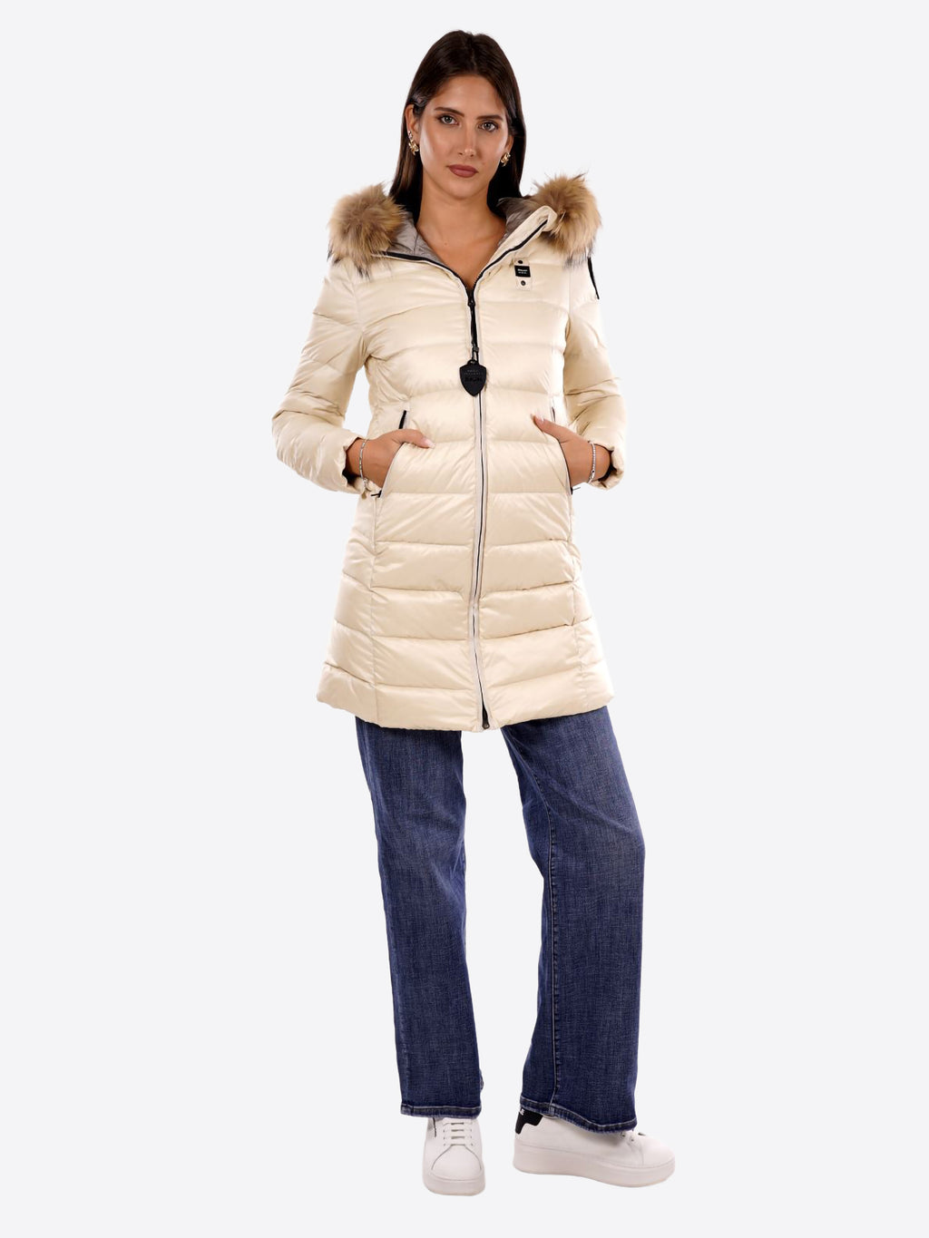 Piumino BLAUER da Donna - bianco BLDK03103907 PANNA