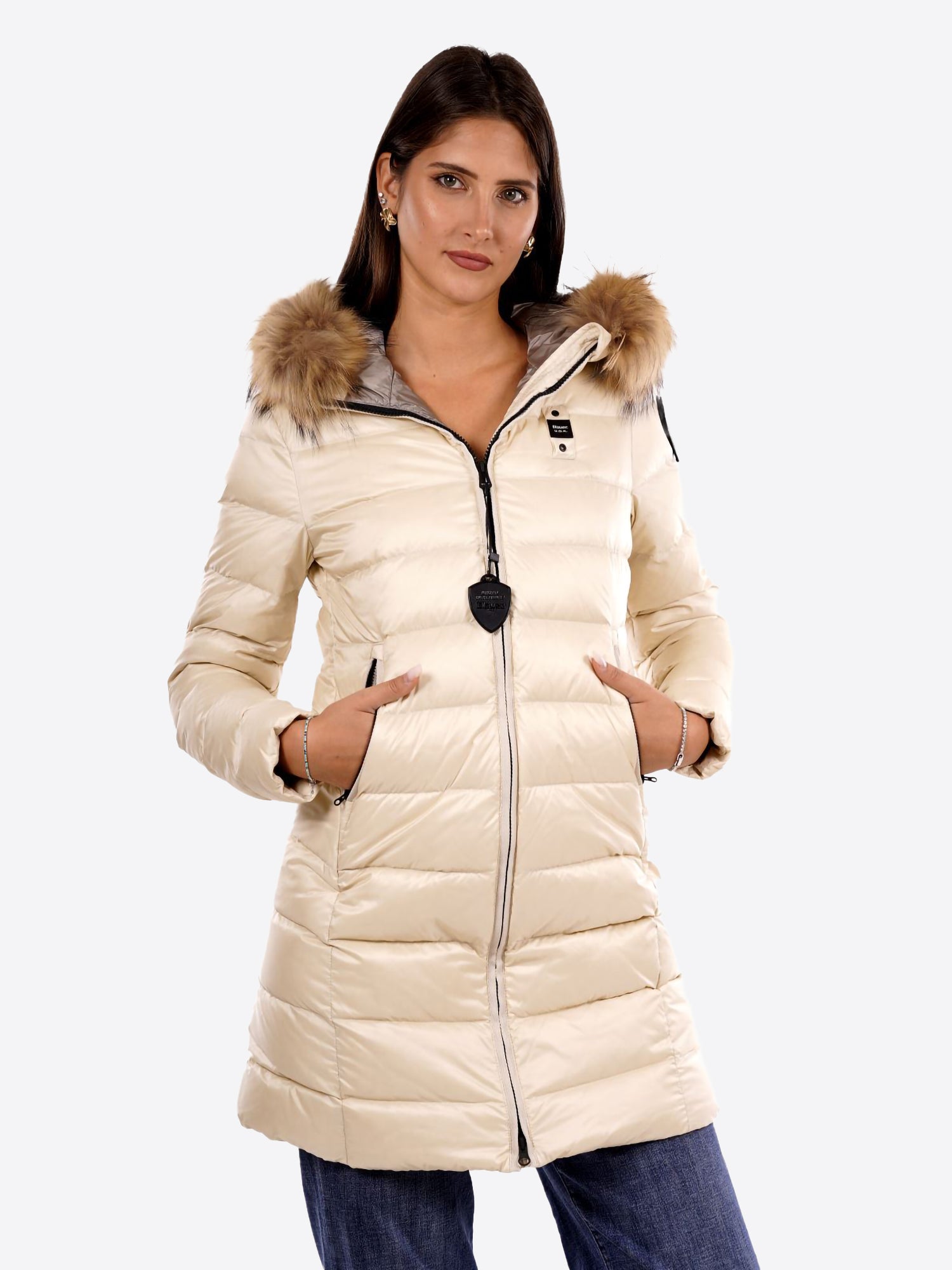Piumino BLAUER da Donna - bianco BLDK03103907 PANNA
