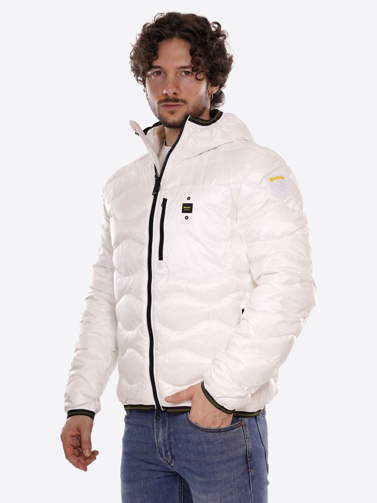 Piumino BLAUER da Uomo - bianco BLUC03074100 BIANCO