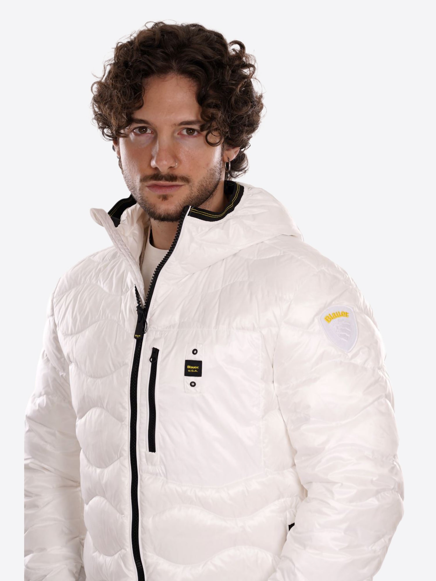 Piumino BLAUER da Uomo - bianco BLUC03074100 BIANCO