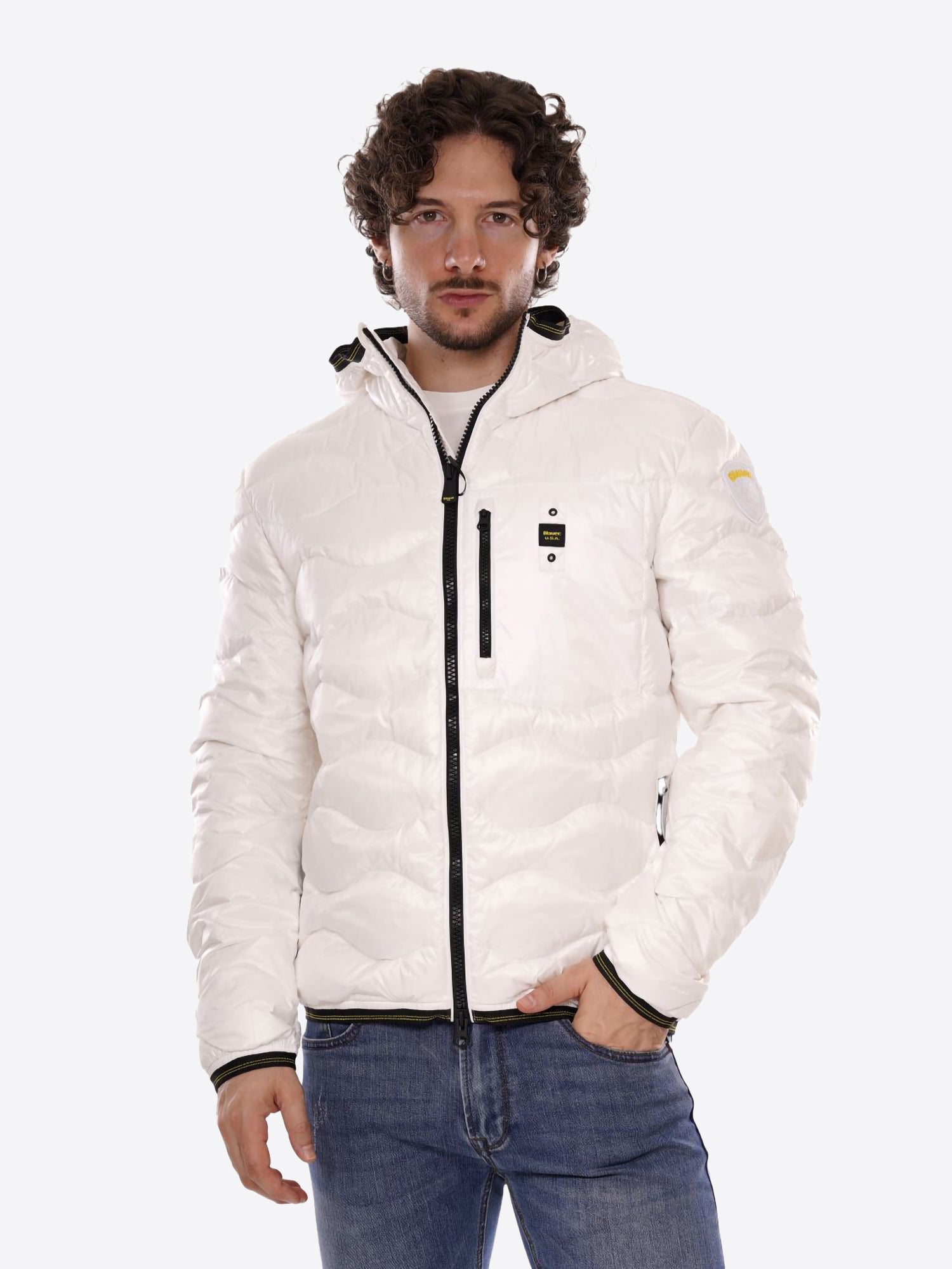 Piumino BLAUER da Uomo - bianco BLUC03074100 BIANCO