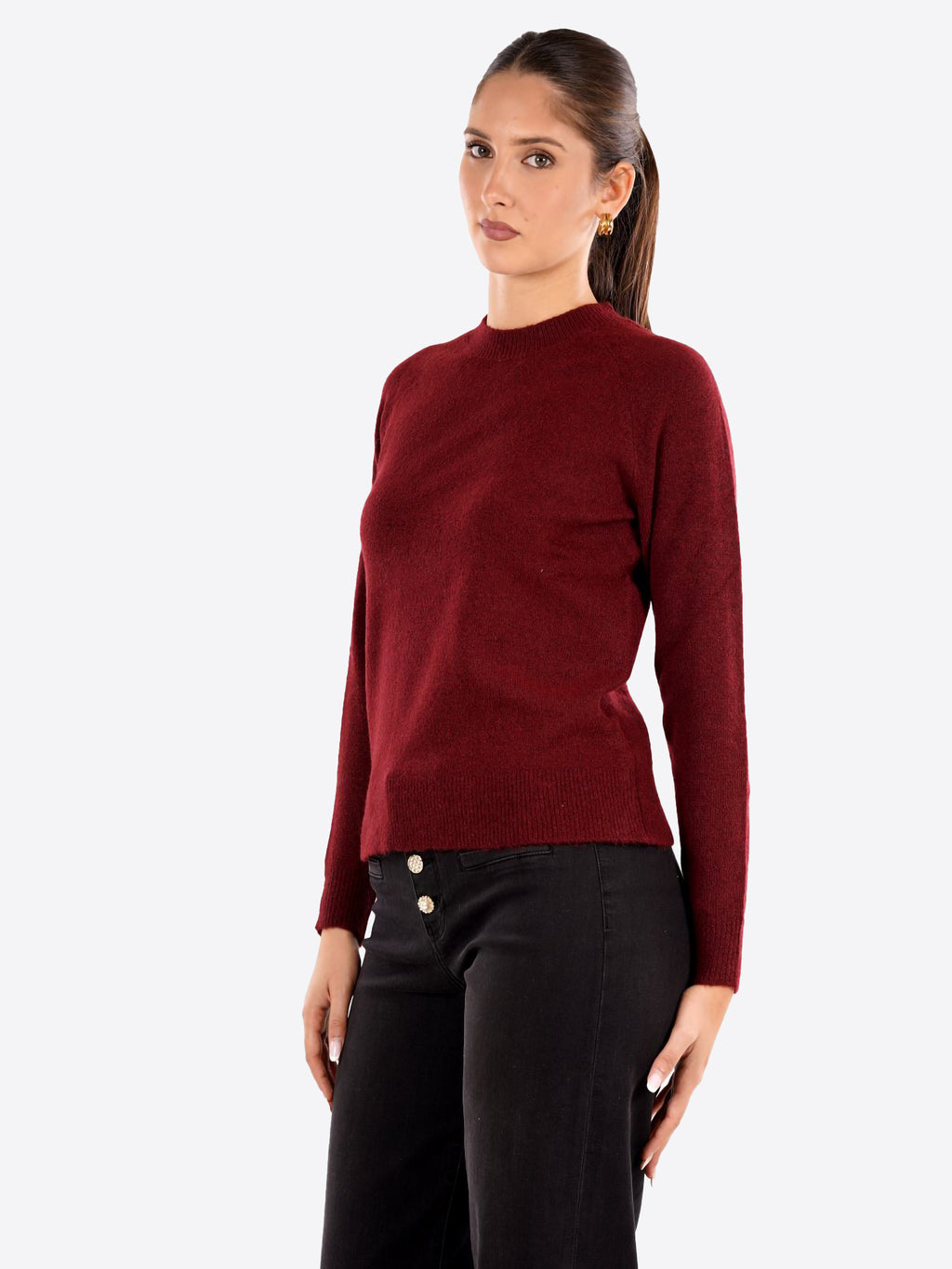 Maglia BLUSH da Donna - rosso BS9700051BORDEAUX