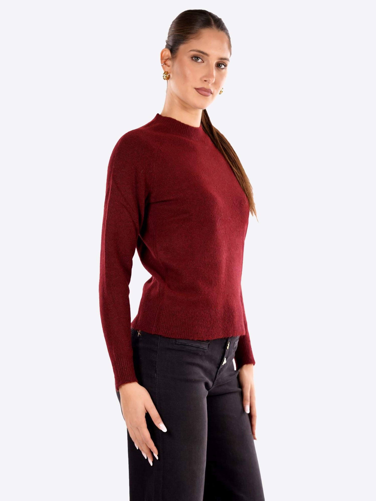 Maglia BLUSH da Donna - rosso BS9700051BORDEAUX