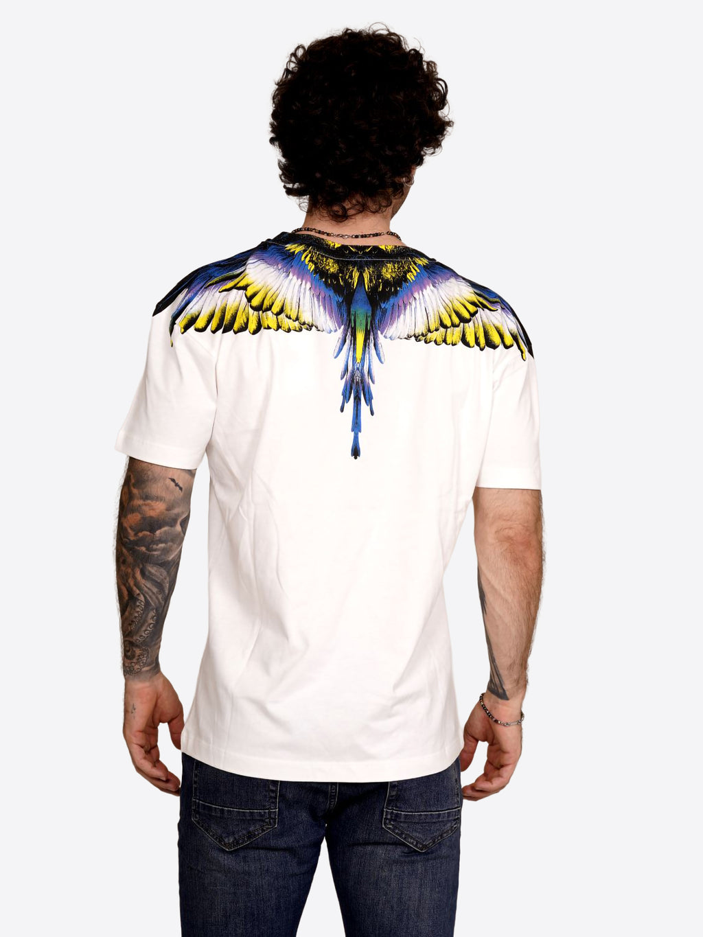 T-shirt COUNTY OF MILAN da Uomo - bianco F5CAMATH029CREAM