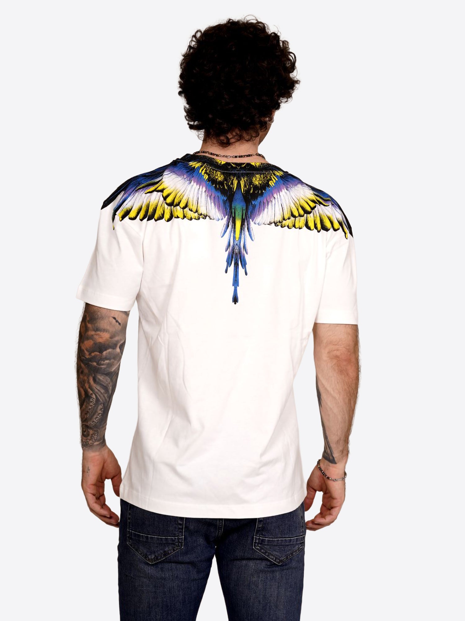 T-shirt COUNTY OF MILAN da Uomo - bianco F5CAMATH029CREAM