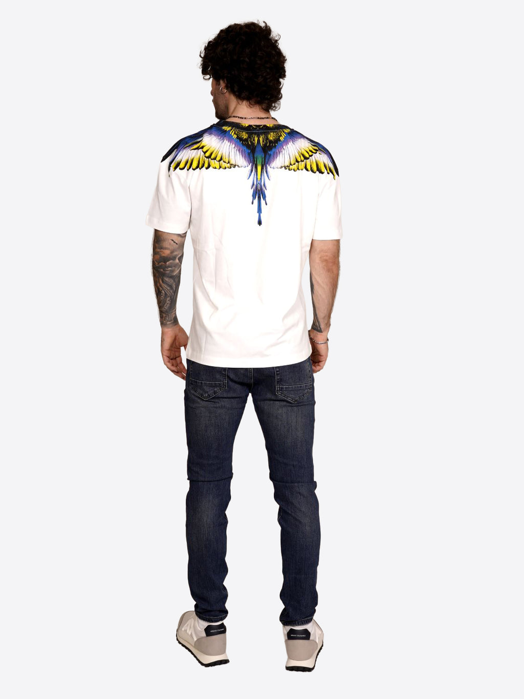 T-shirt COUNTY OF MILAN da Uomo - bianco F5CAMATH029CREAM