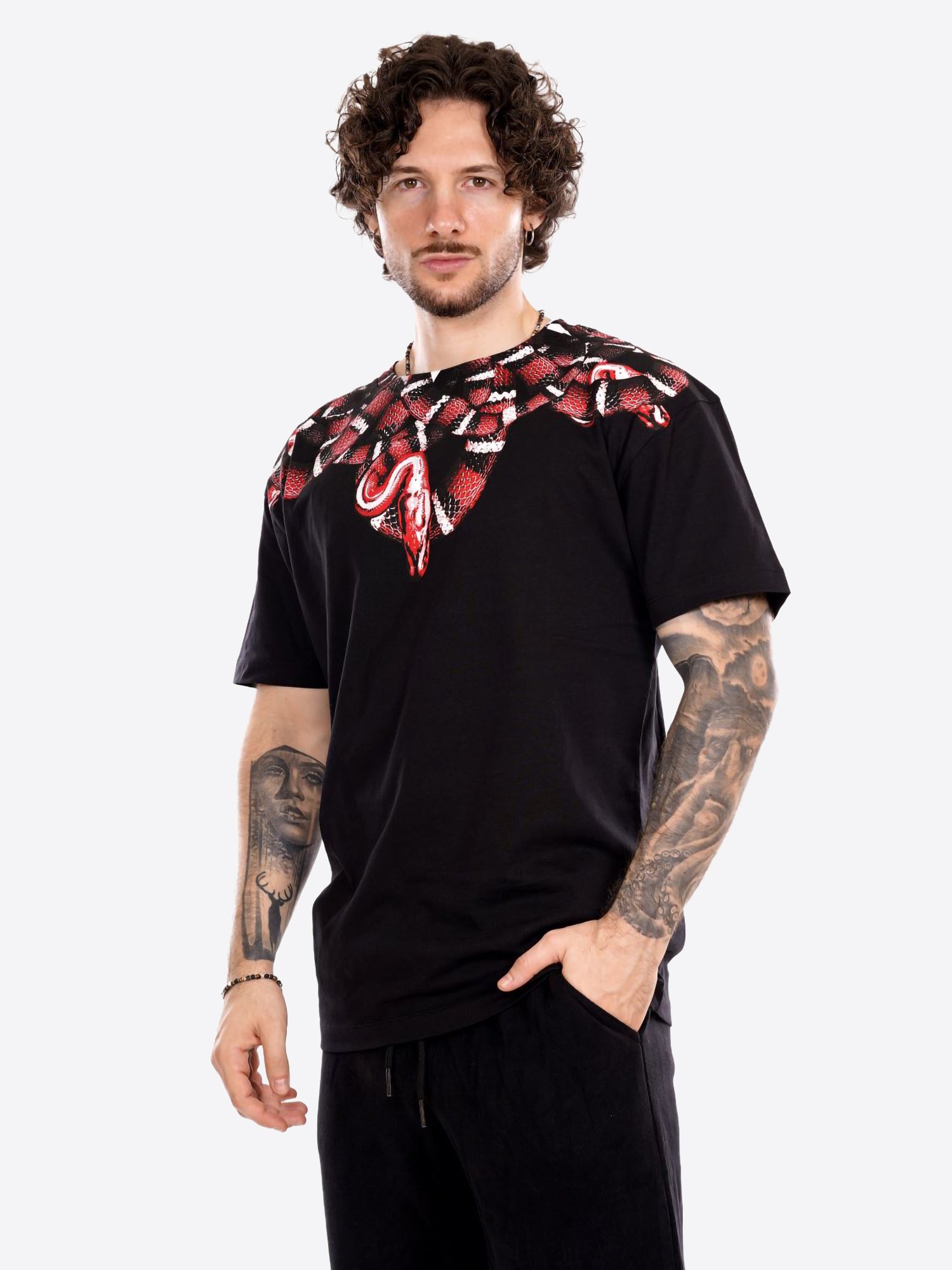 T-shirt COUNTY OF MILAN da Uomo - nero F5CAMATH033110