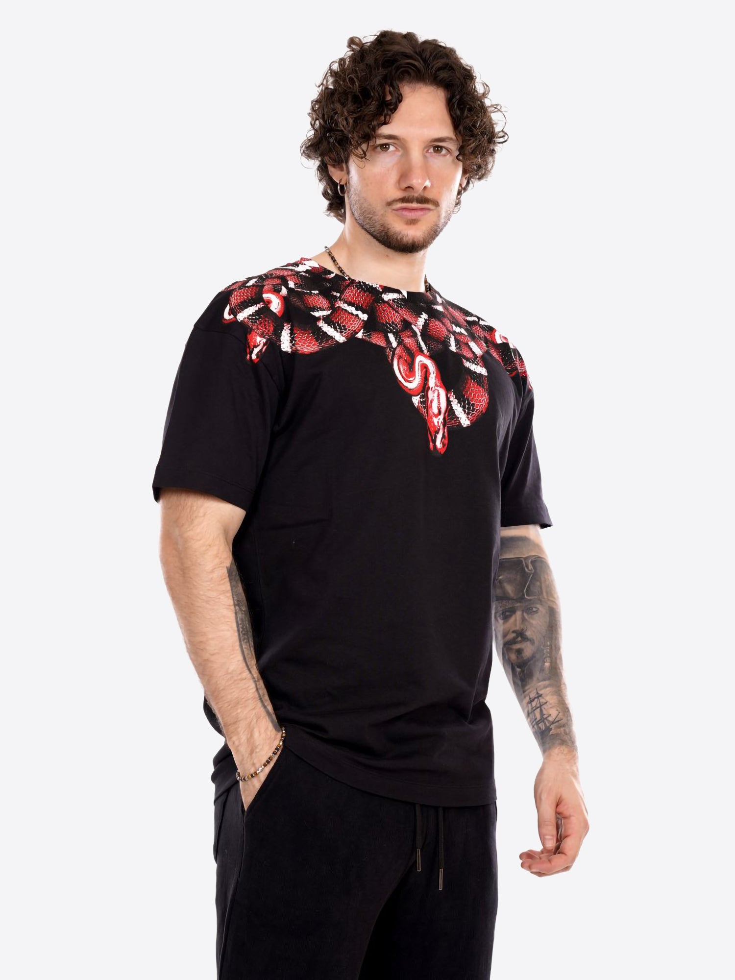 T-shirt COUNTY OF MILAN da Uomo - nero F5CAMATH033110