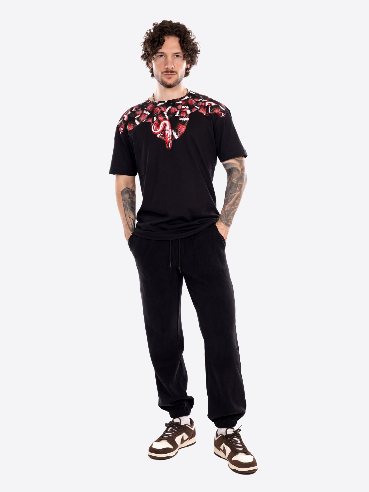 T-shirt COUNTY OF MILAN da Uomo - nero F5CAMATH033110
