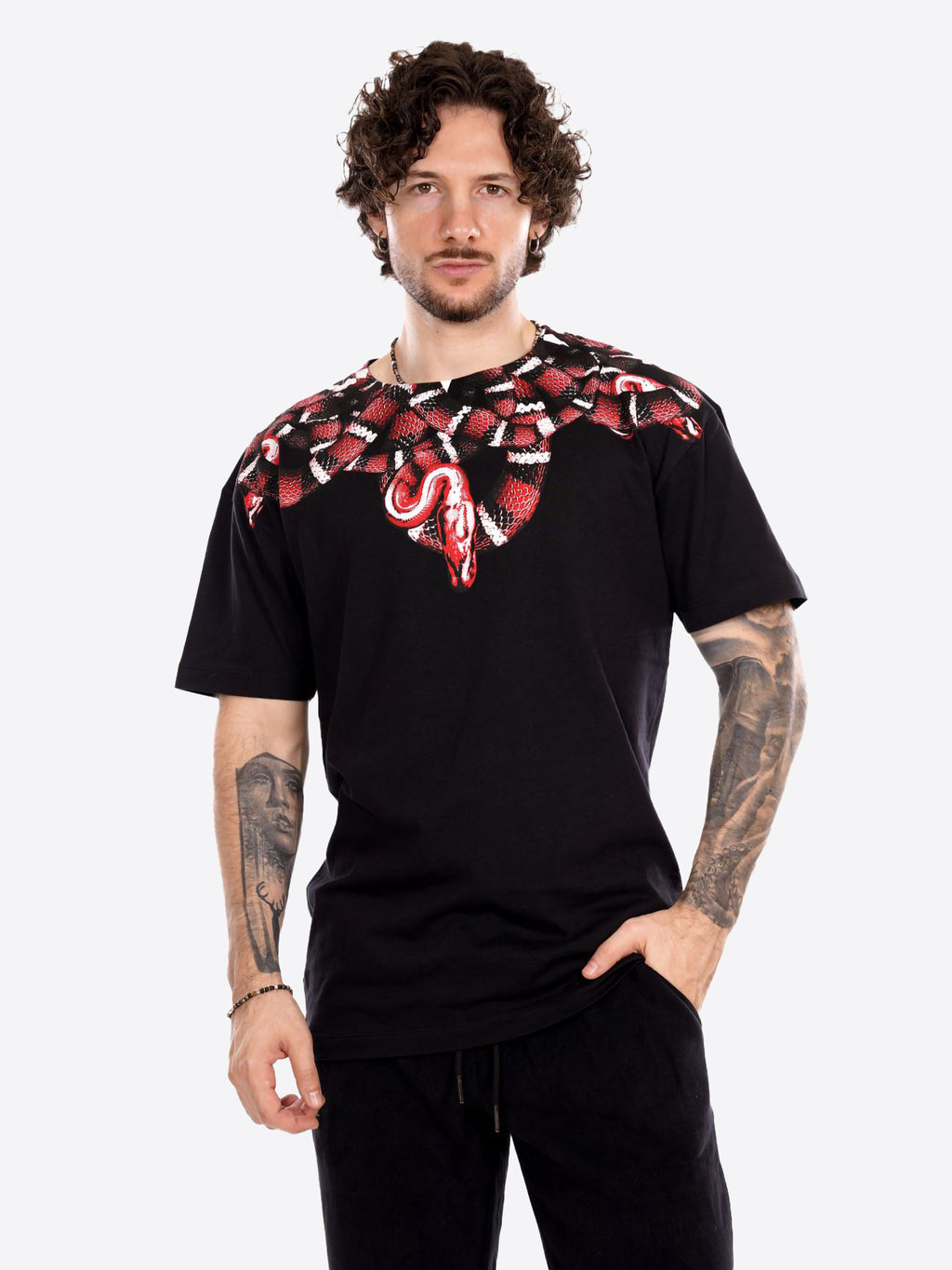 T-shirt COUNTY OF MILAN da Uomo - nero F5CAMATH033110