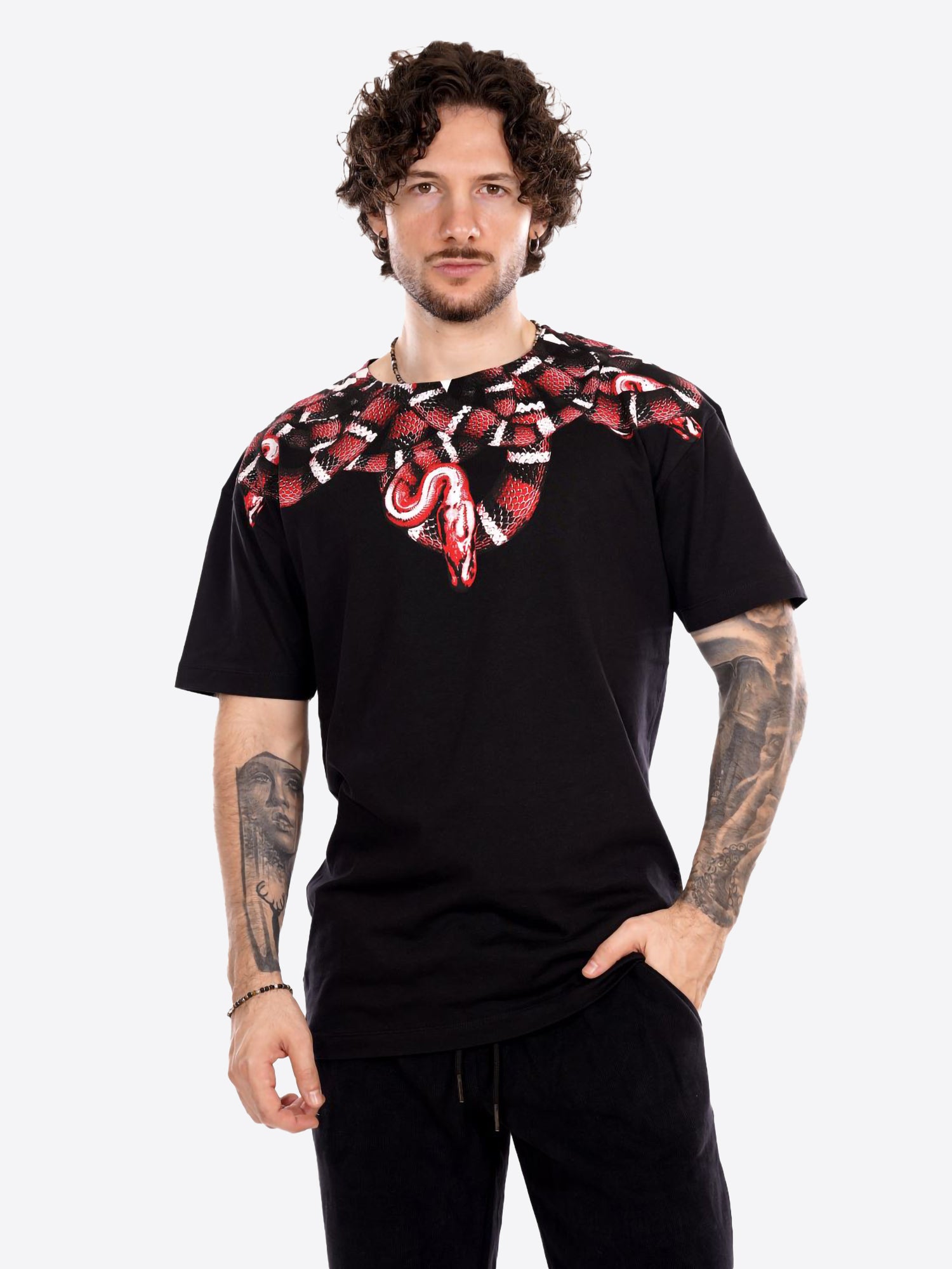 T-shirt COUNTY OF MILAN da Uomo - nero F5CAMATH033110