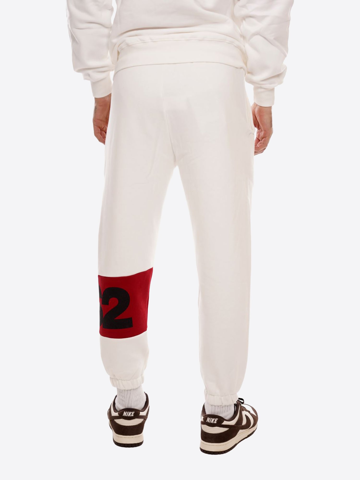 Pantalone Tuta DS2 da Uomo - bianco FW25217BIANCOROSSO